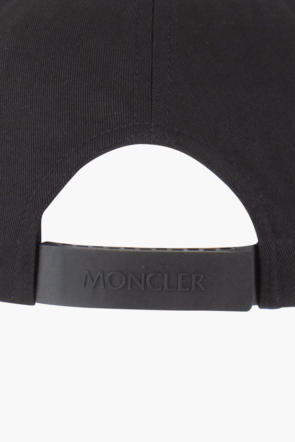 MONCLER Logo Patch Cotton Gabardine Baseball Cap