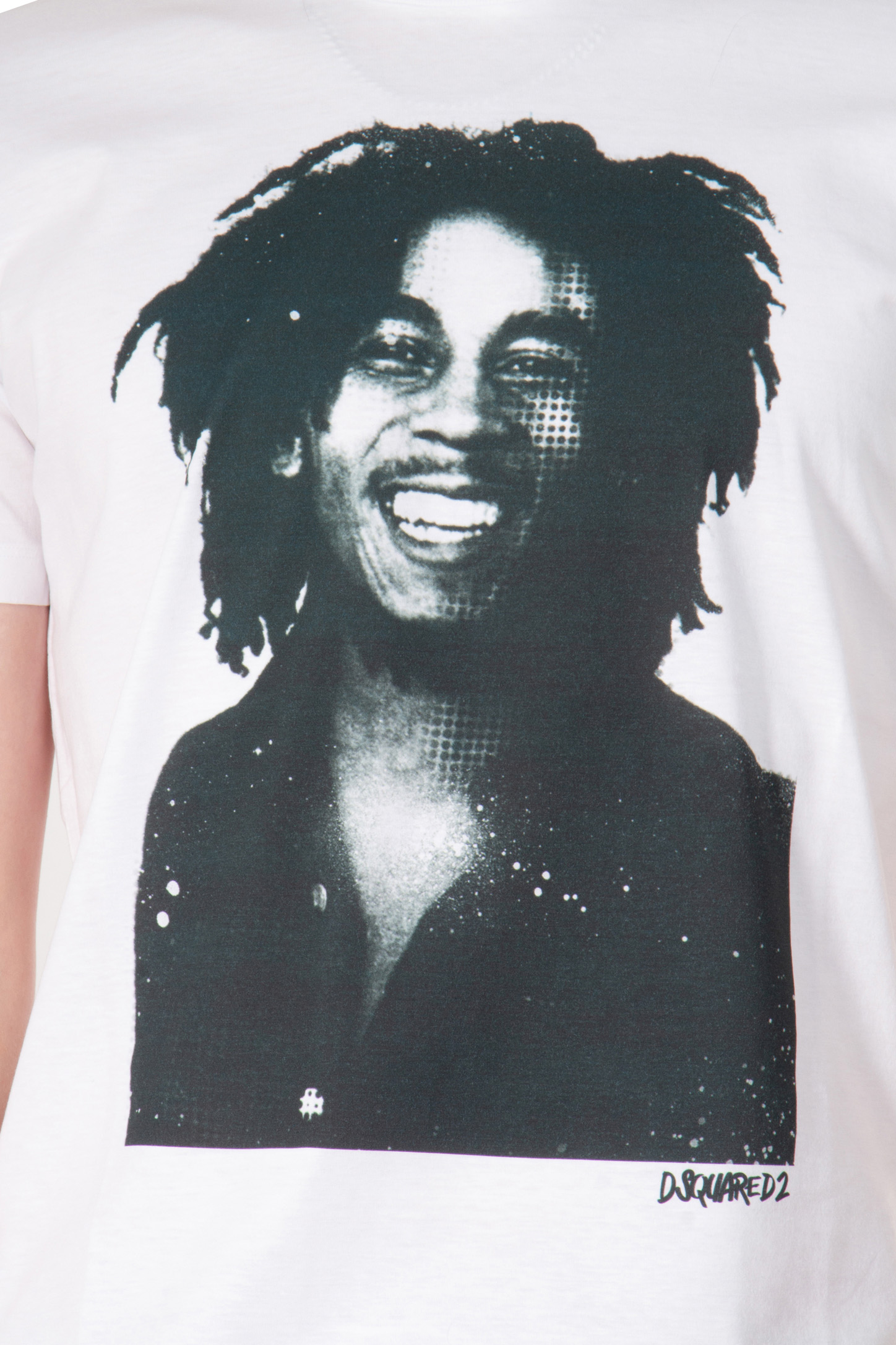 DSQUARED2 Bob Marley Cool T-Shirt DSQUARED2 Bob Marley Cool T-Shirt