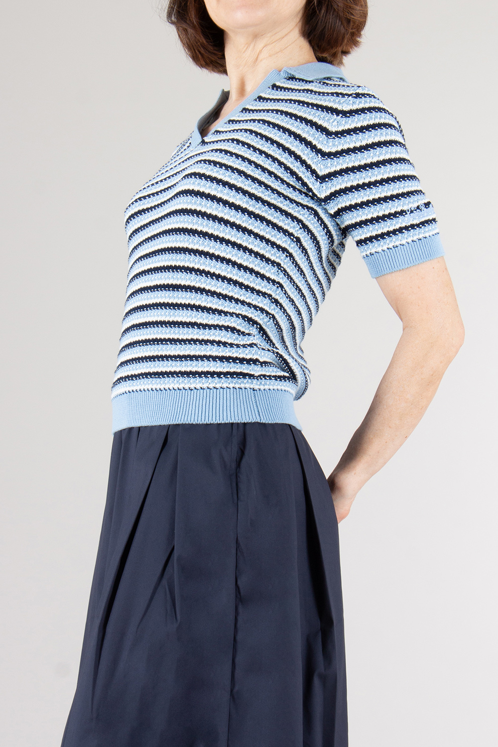 MC2 SAINT BARTH Regular Fit Knitted Cotton Polo Shirt