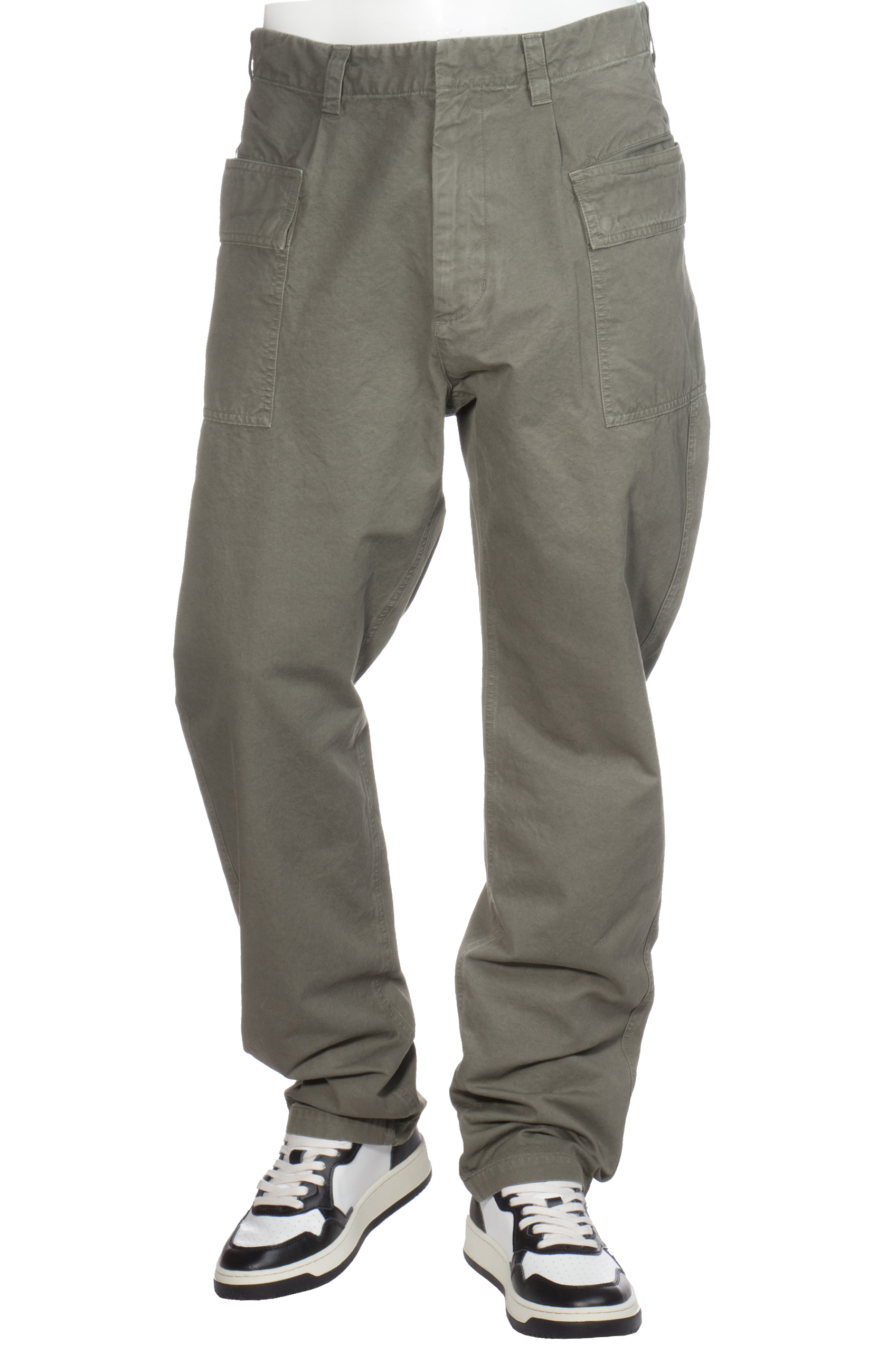 ASPESI Wide Leg Cotton Pants