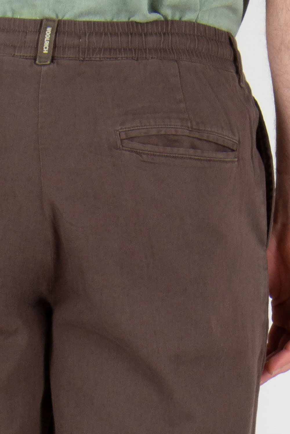 WOOLRICH Regular Fit Cotton Linen Stretch Pants