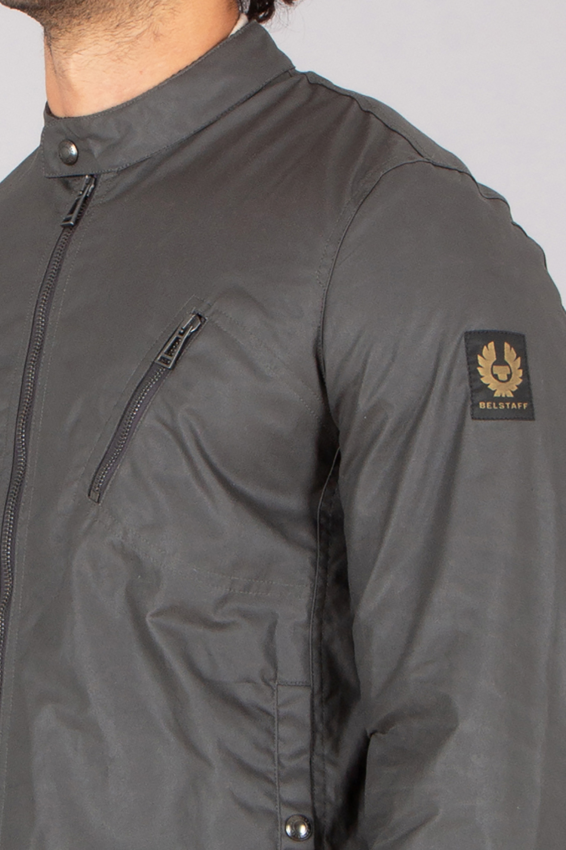 BELSTAFF Slim Fit Waxed Cotton Jacket Sideline Bekleidung, Mantel, Jacke