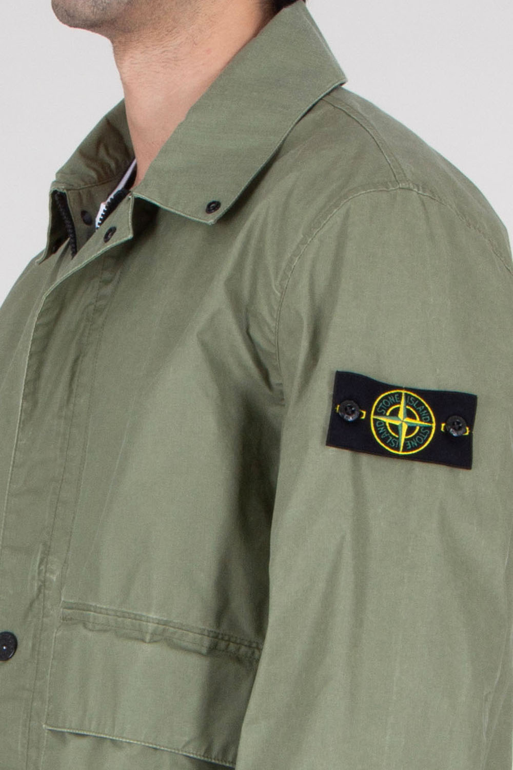 STONE ISLAND Regular Fit Coated Coach Jacket