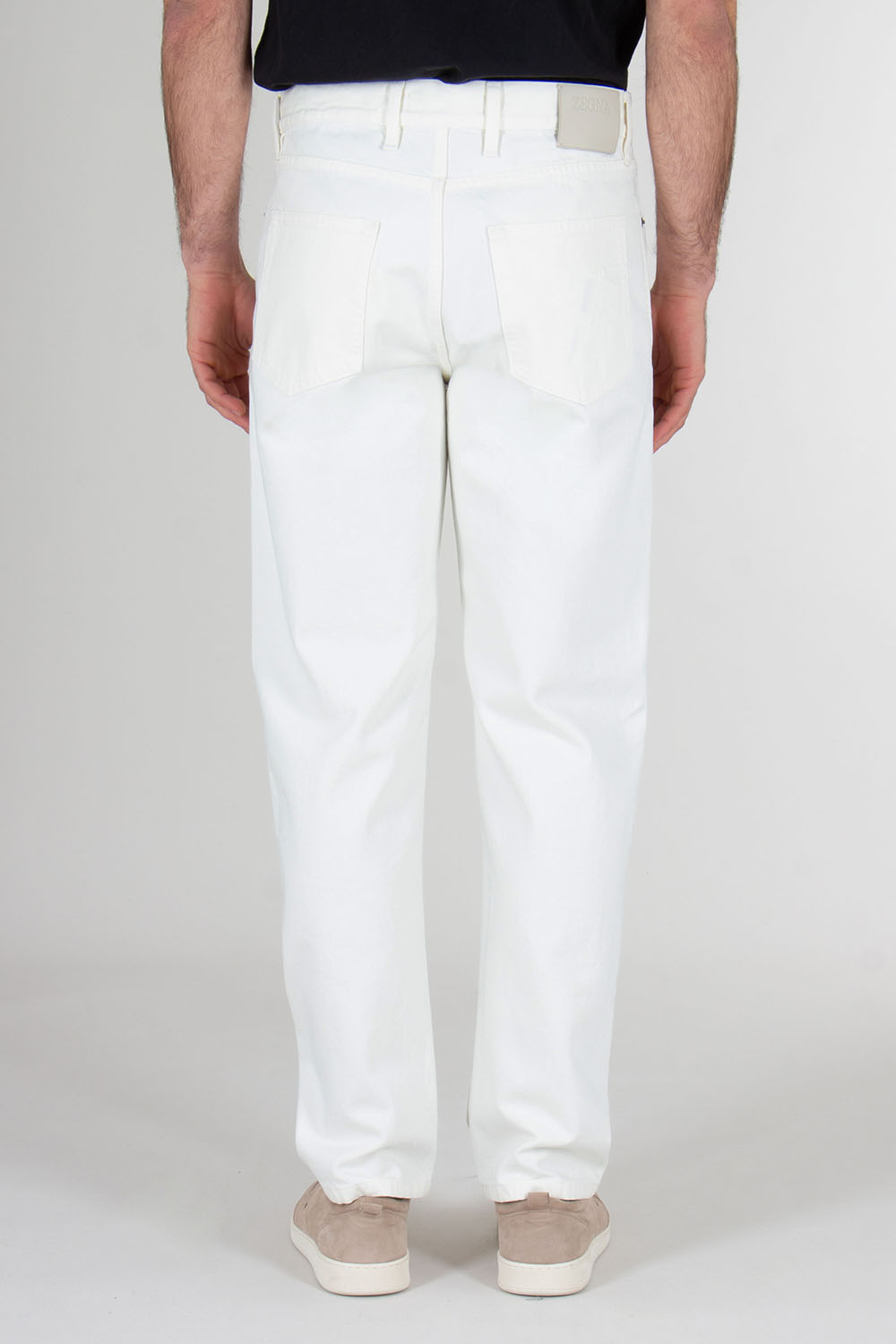 ZEGNA Classic Fit Cotton Denim Jeans Roccia