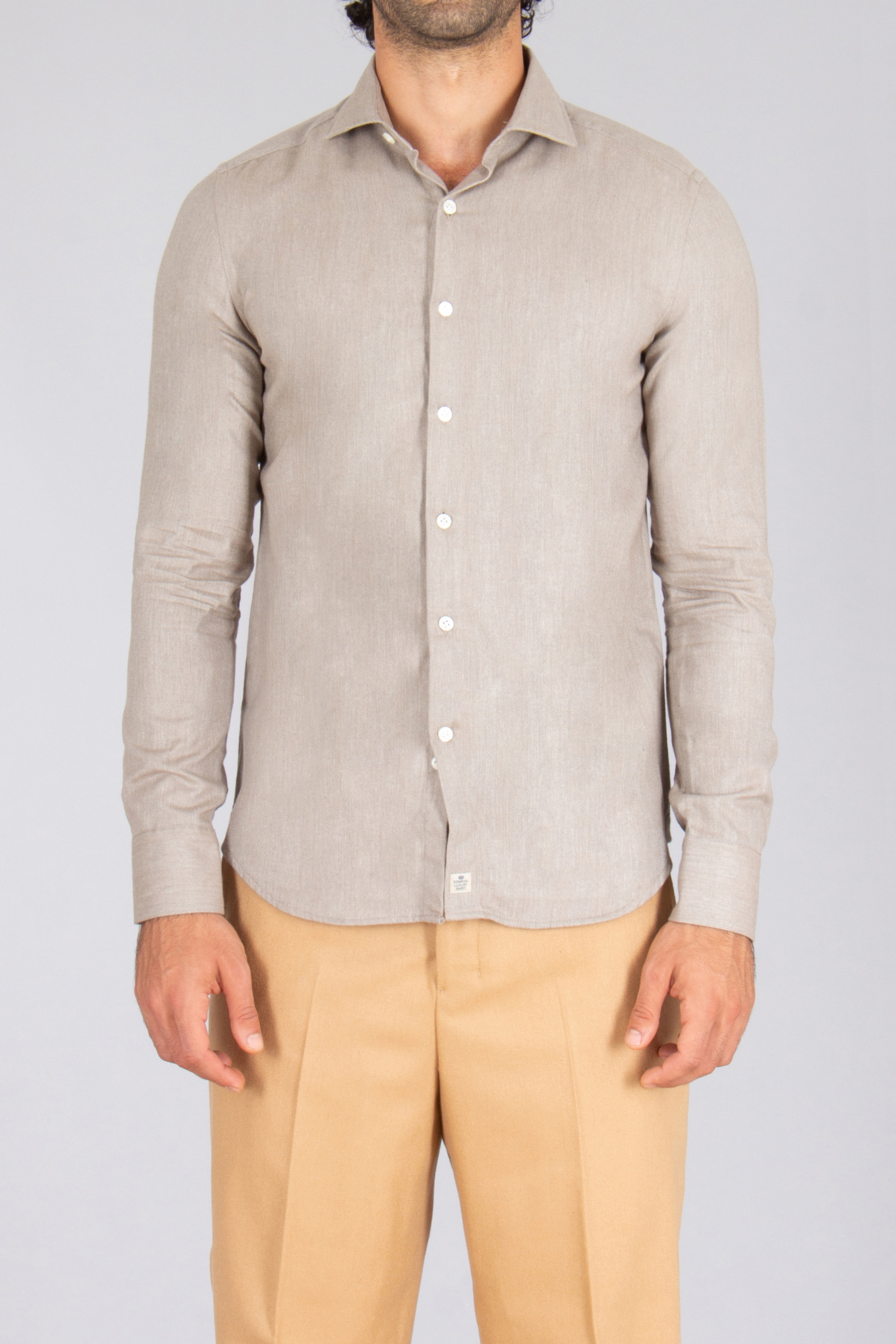 Dekoration für Zuhause, Leinen, Hemd, Kleid, Hemd, Langarm