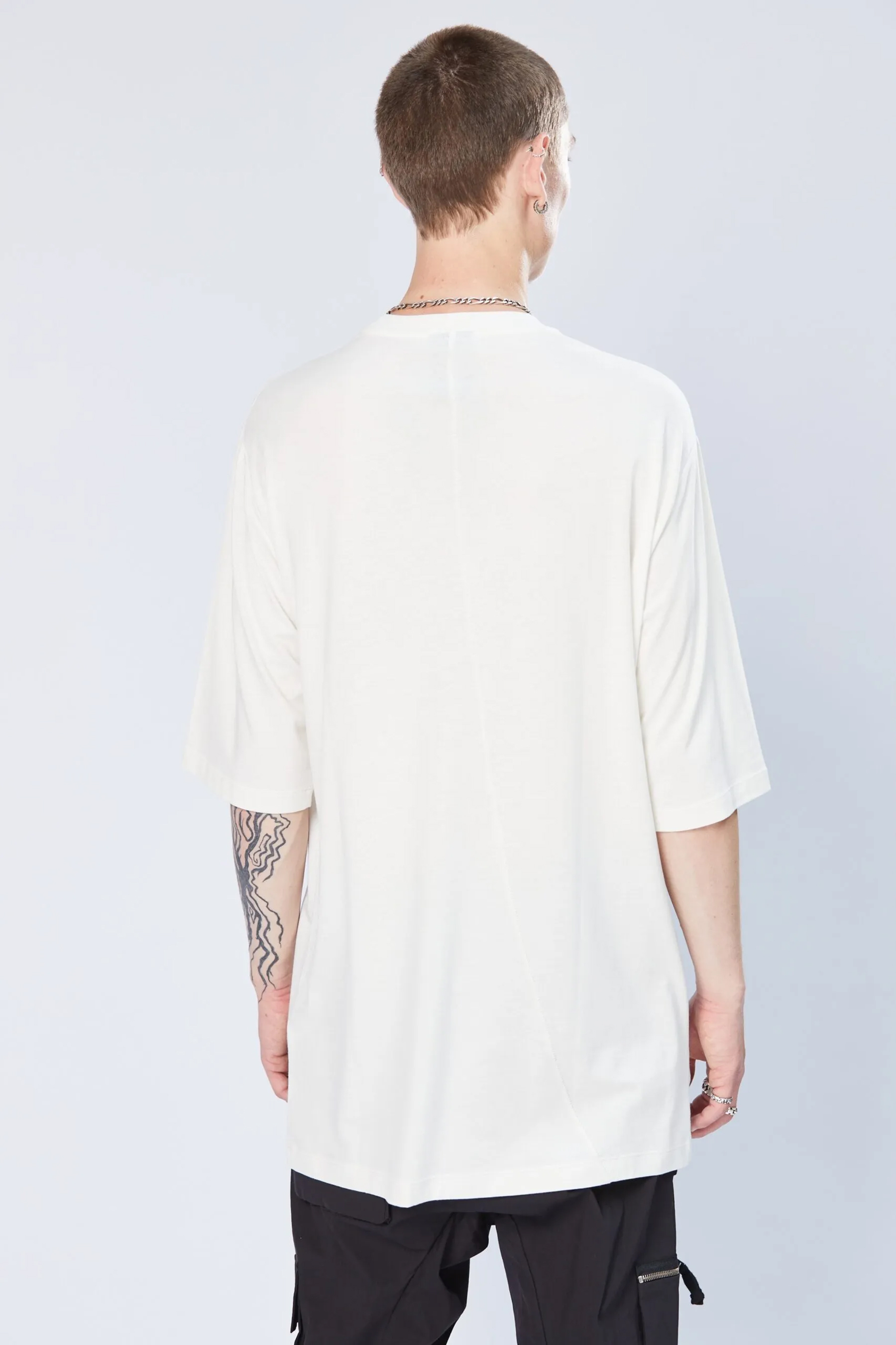 THOM KROM Round Neck Cotton Modal Blend T-Shirt