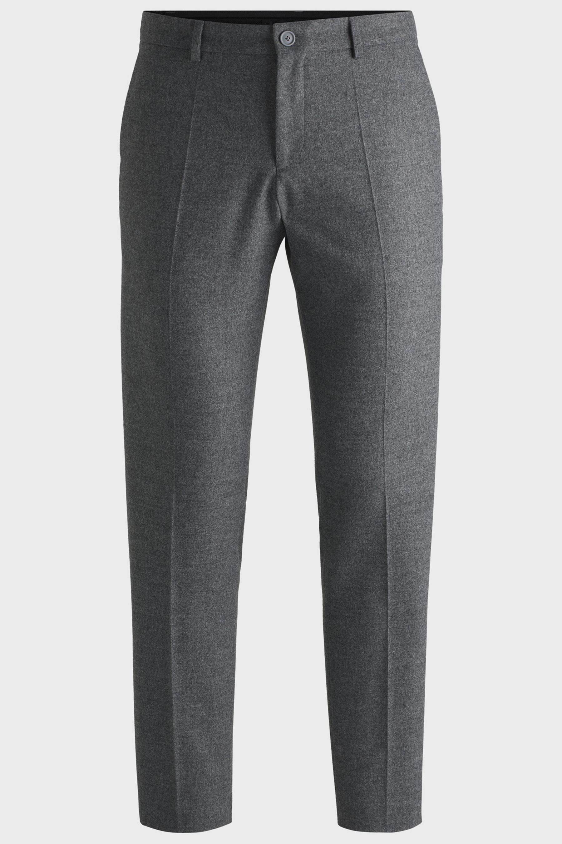 BOSS Slim Fit Wool Stretch Flannel Pants P-Genius BOSS Slim Fit Wool Stretch Flannel Pants P-Genius