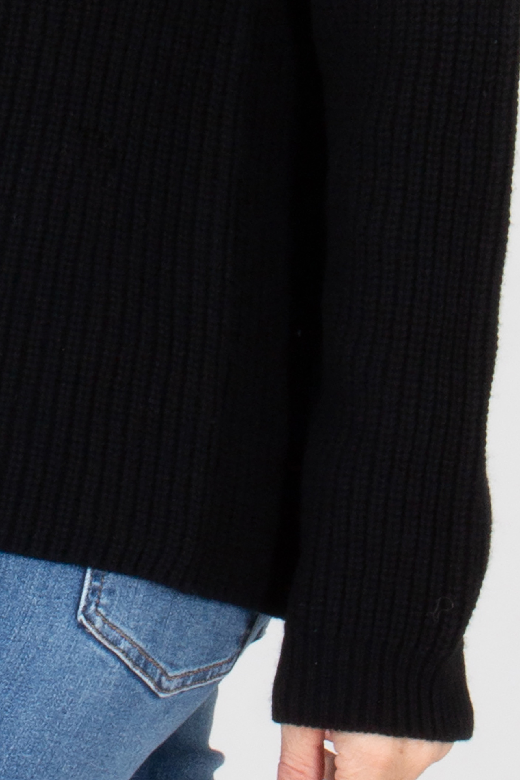 Langarm, Hosen, Strickwaren, Pullover, Jeanshose