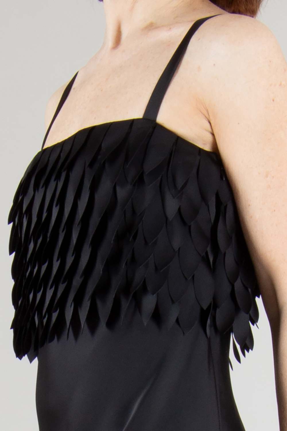 BOSS Fringe Panel Slip Dress Dalaser