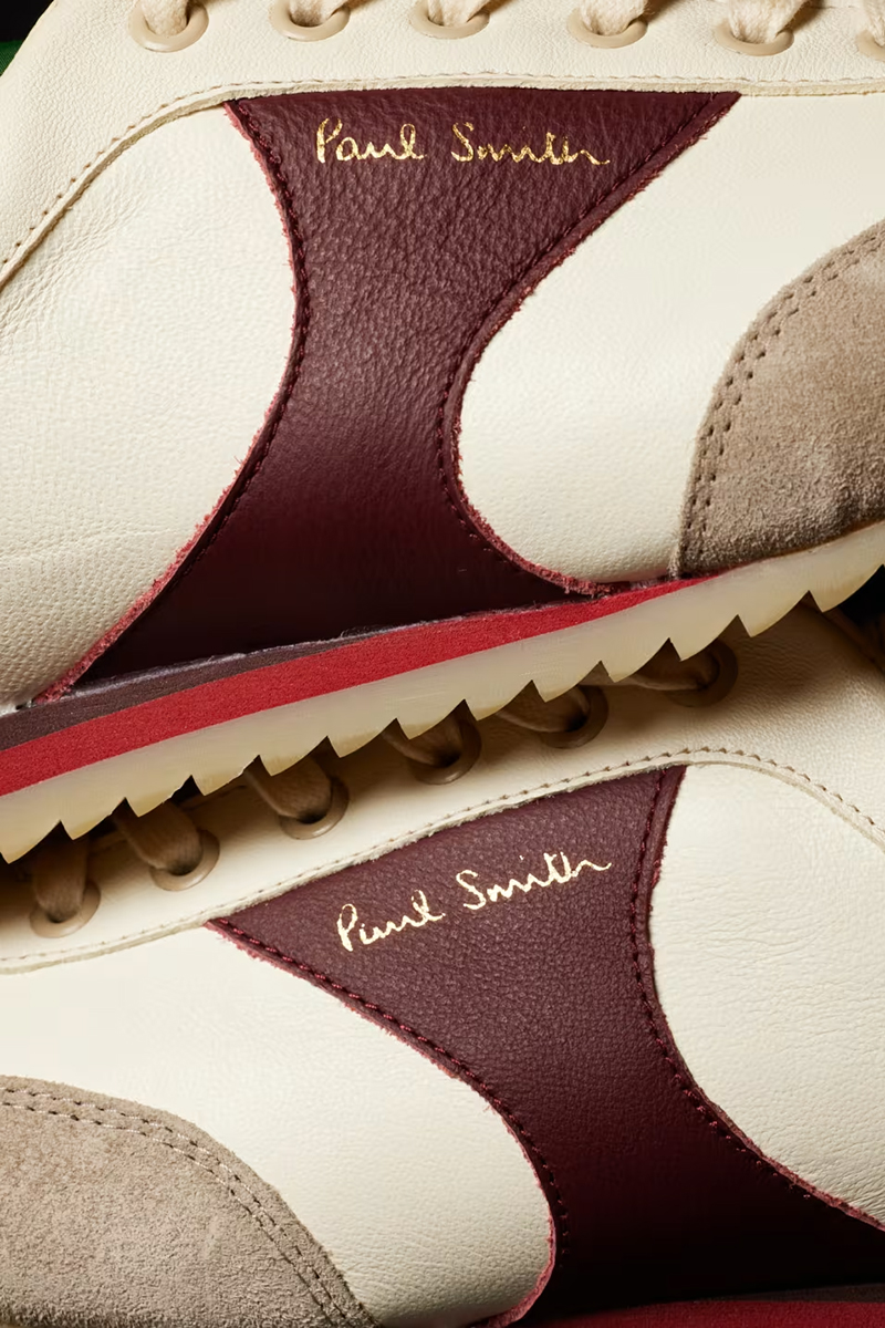 PAUL SMITH Calf Skin Sneakers Chilly