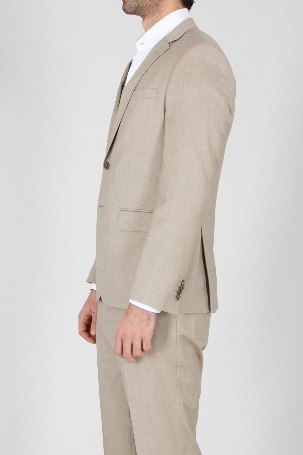 BOSS Slim Fit Super 102's Virgin Wool Serge Suit Jacket H-Huge