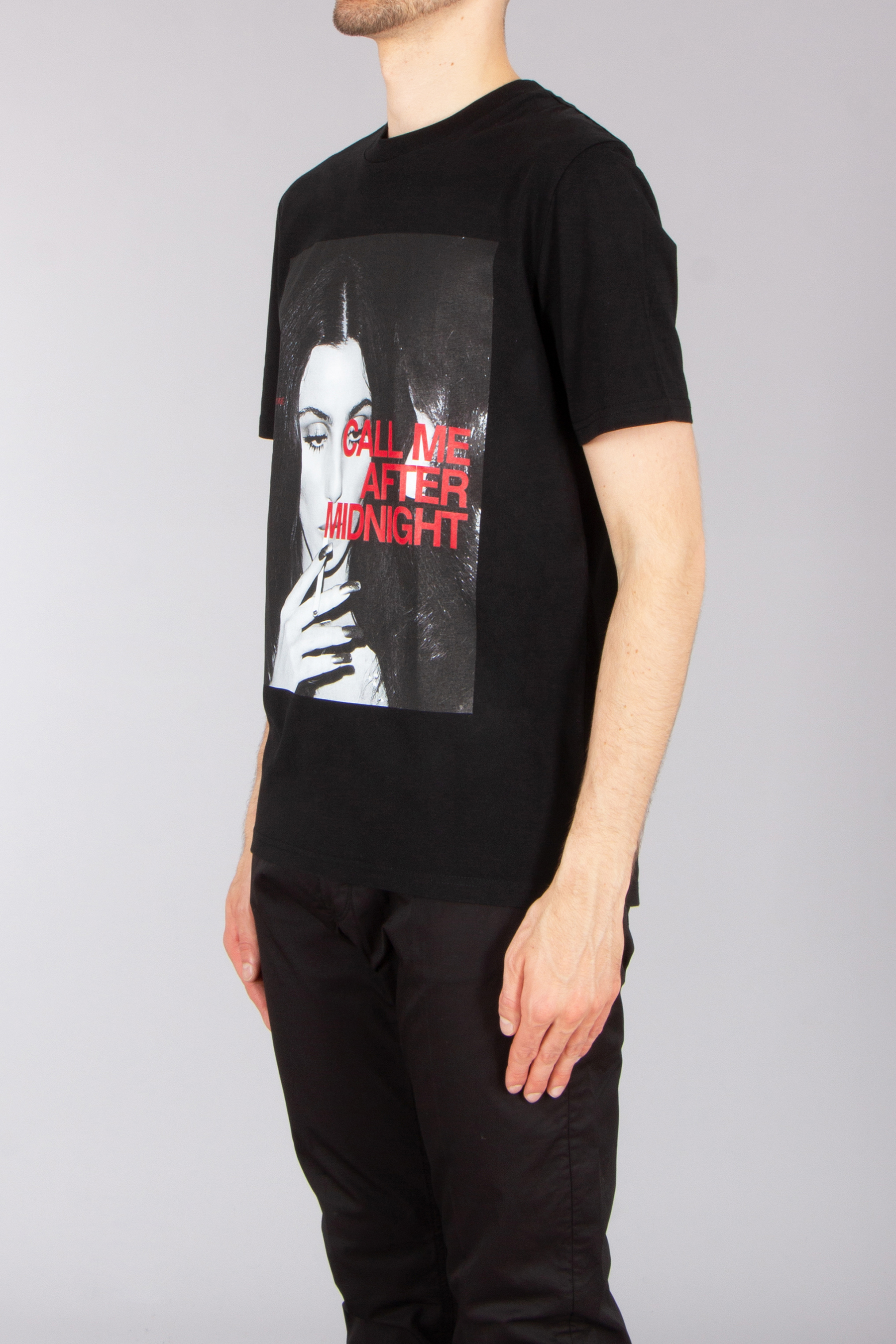 ELITÈ Regular Fit Cher Print Cotton Jersey T-Shirt Bekleidung, T-shirt, Person, Hosen, Hemd