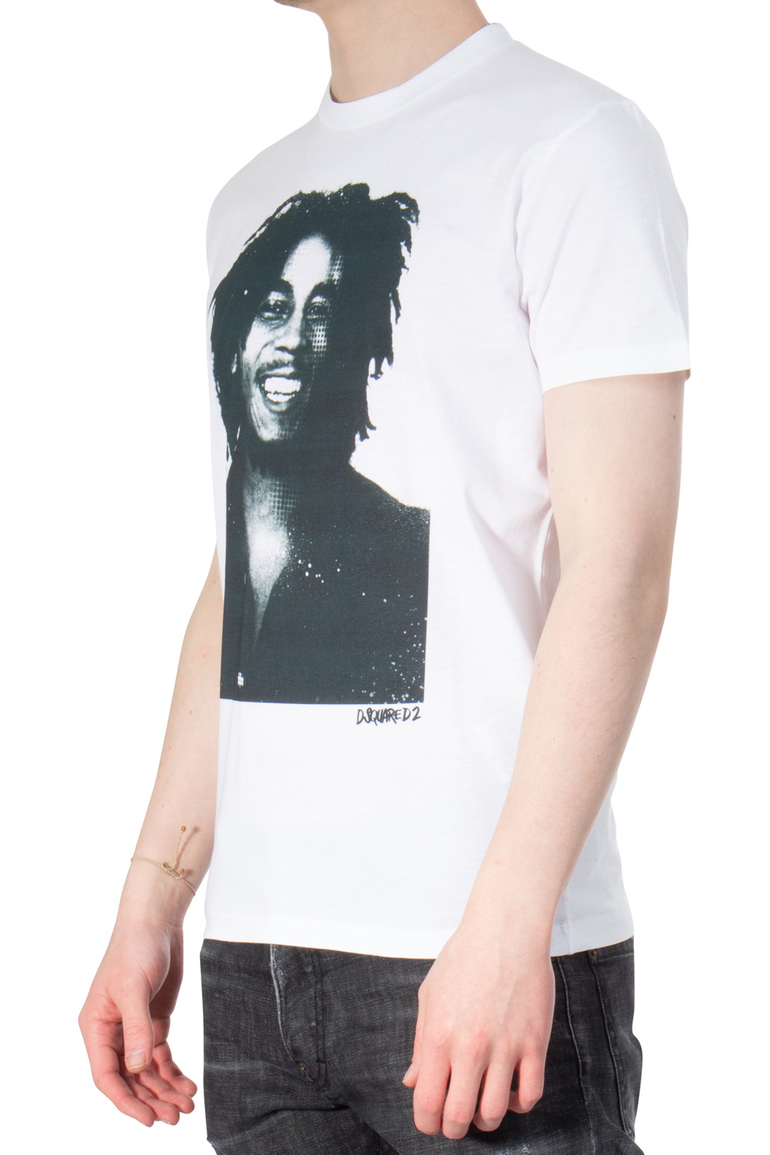 DSQUARED2 Bob Marley Cool T-Shirt DSQUARED2 Bob Marley Cool T-Shirt