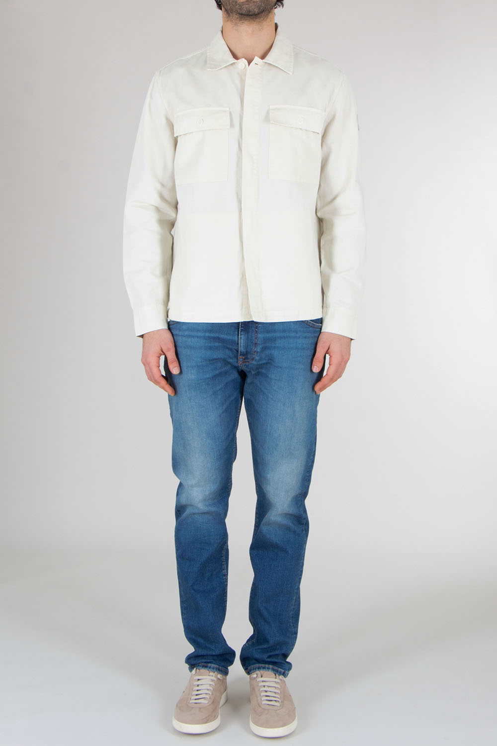 BELSTAFF Cotton-Linen Blend Overshirt