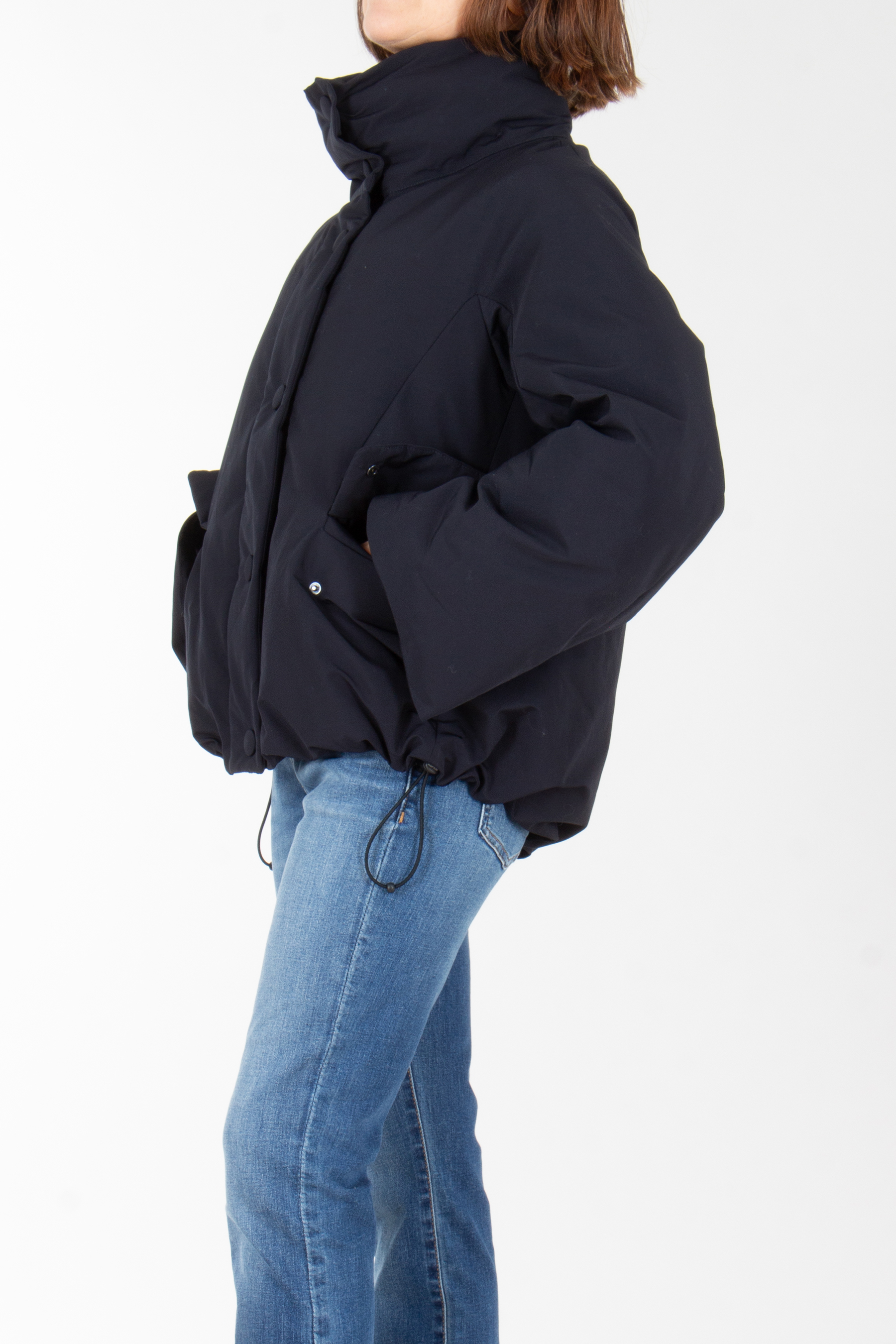 Mantel, Jacke, Jeans, Hosen, Person