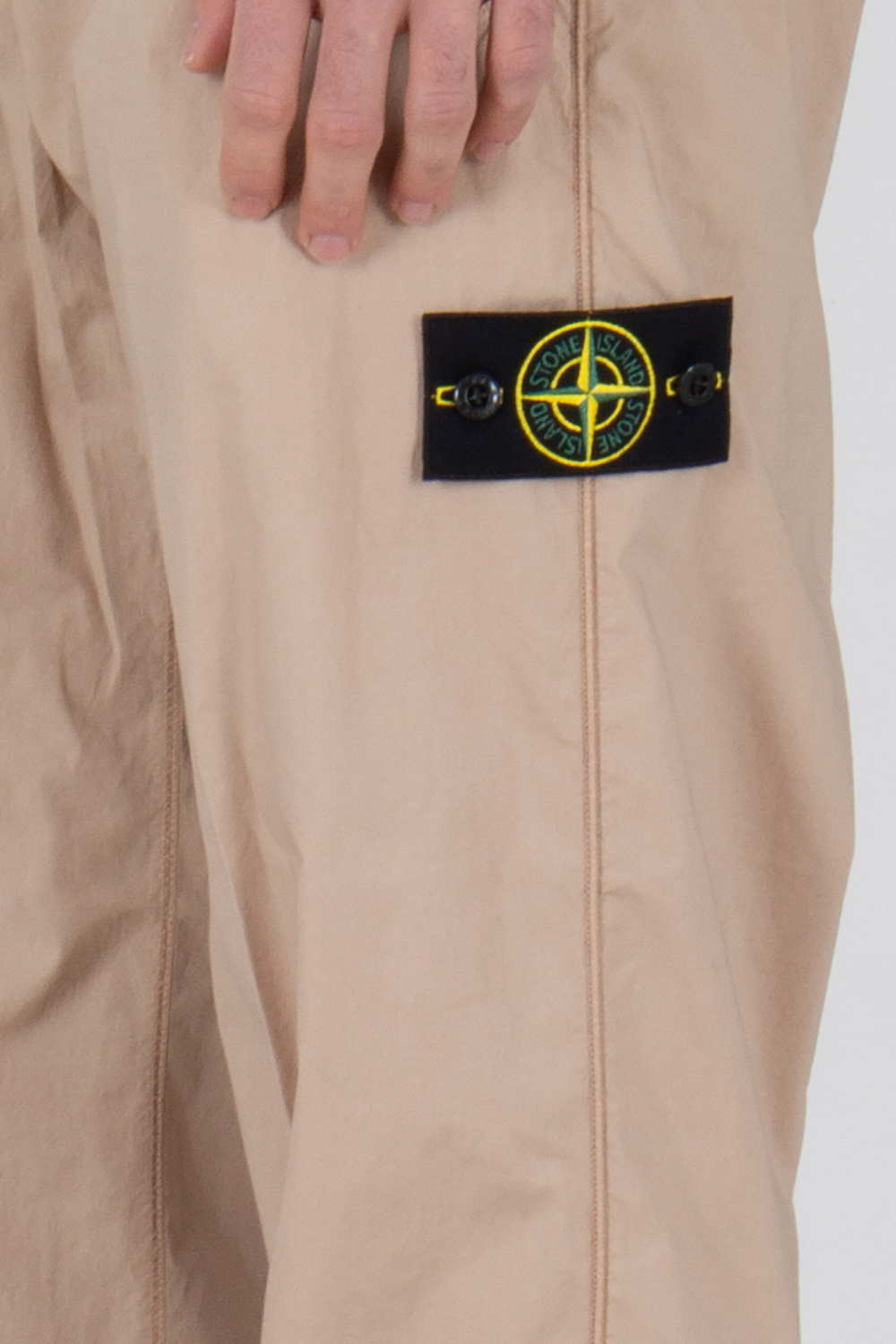 STONE ISLAND Loose Fit Stretch Cotton Tela 'Paracadute' Pants