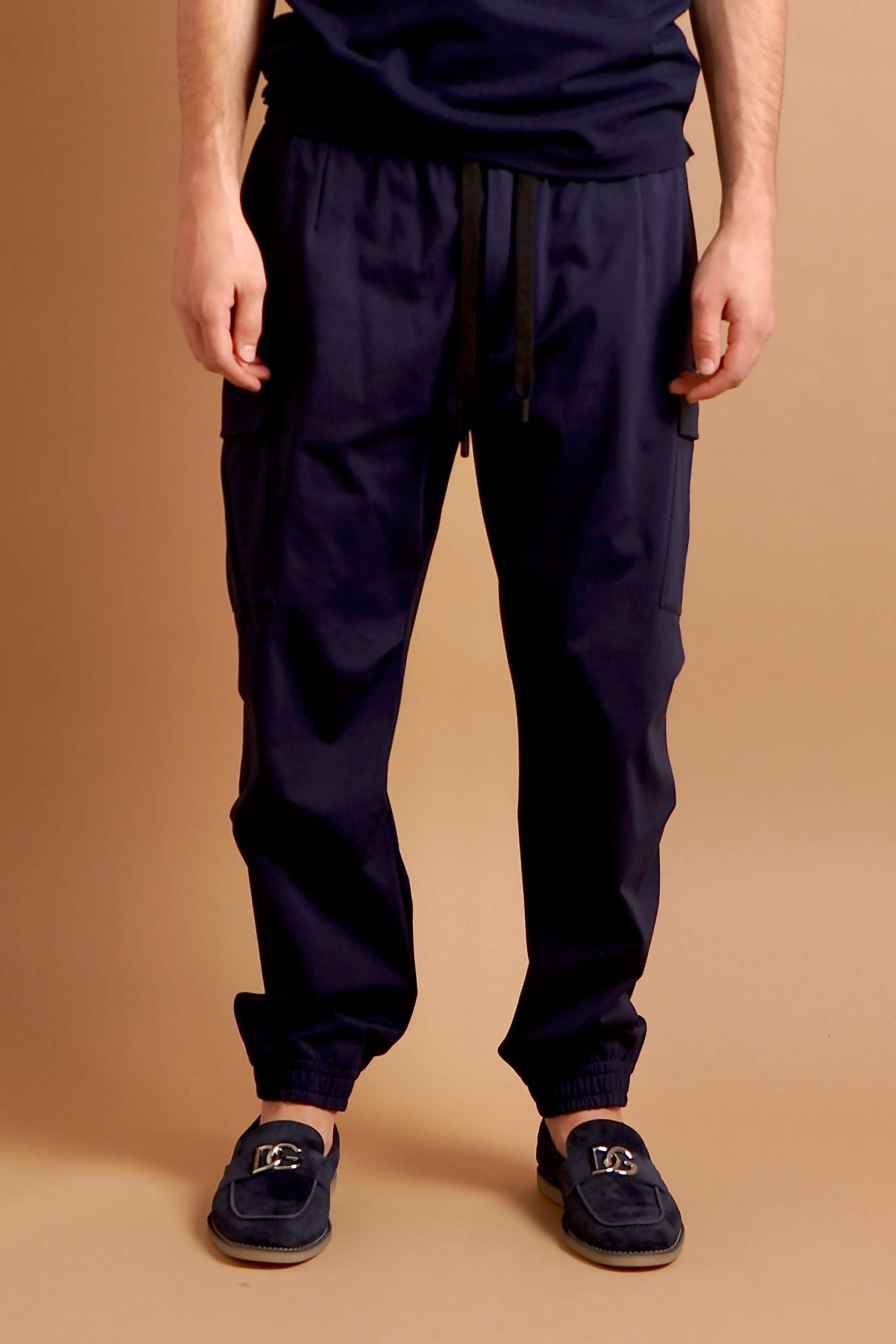 DOLCE & GABBANA Cotton Blend Stretch Cargo Pants DOLCE & GABBANA Cotton Blend Stretch Cargo Pants