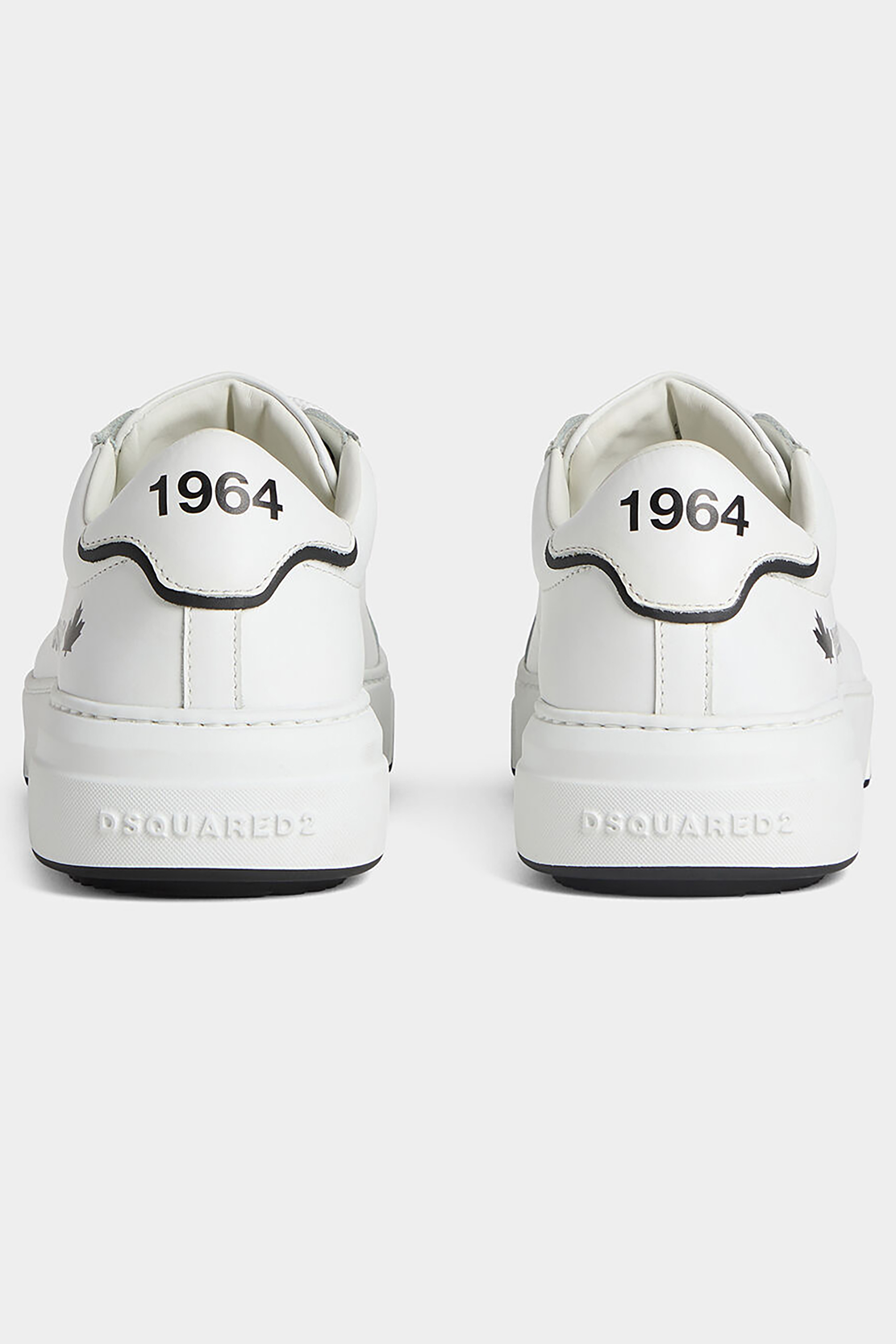 DSQUARED2 Low Calf Leather Sneakers Bumper DSQUARED2 Low Calf Leather Sneakers Bumper