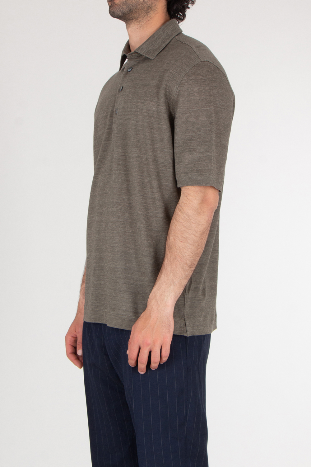 ZEGNA Oasi Lino Polo Shirt