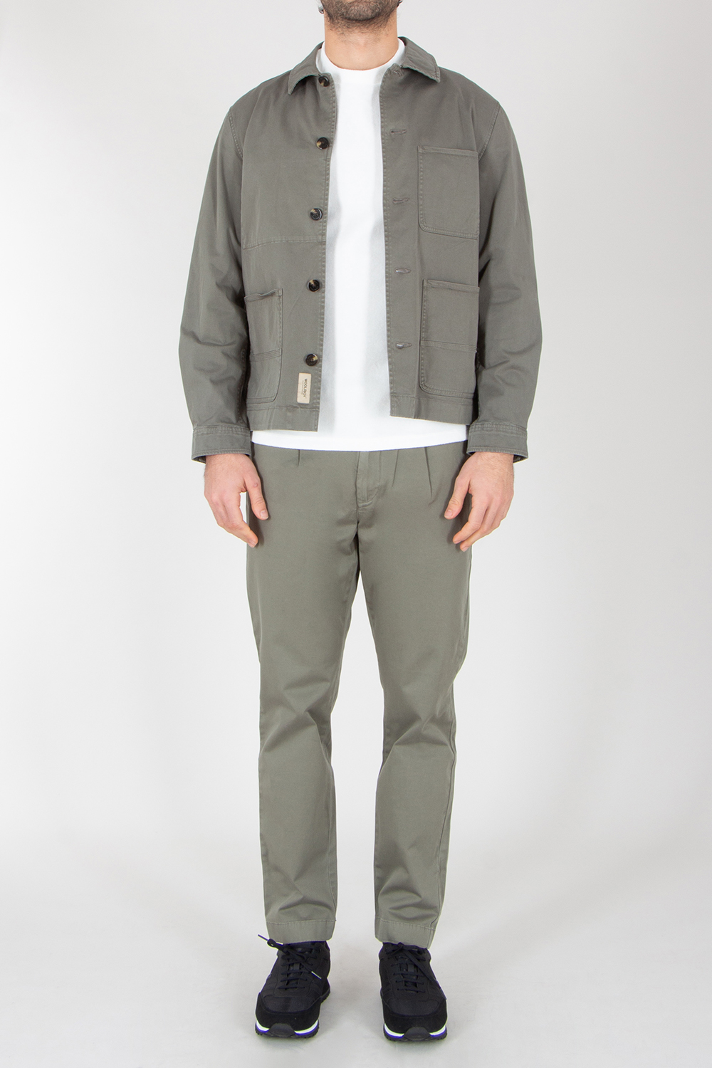 WOOLRICH Regular Fit Cotton Stretch Twill Pants Milton