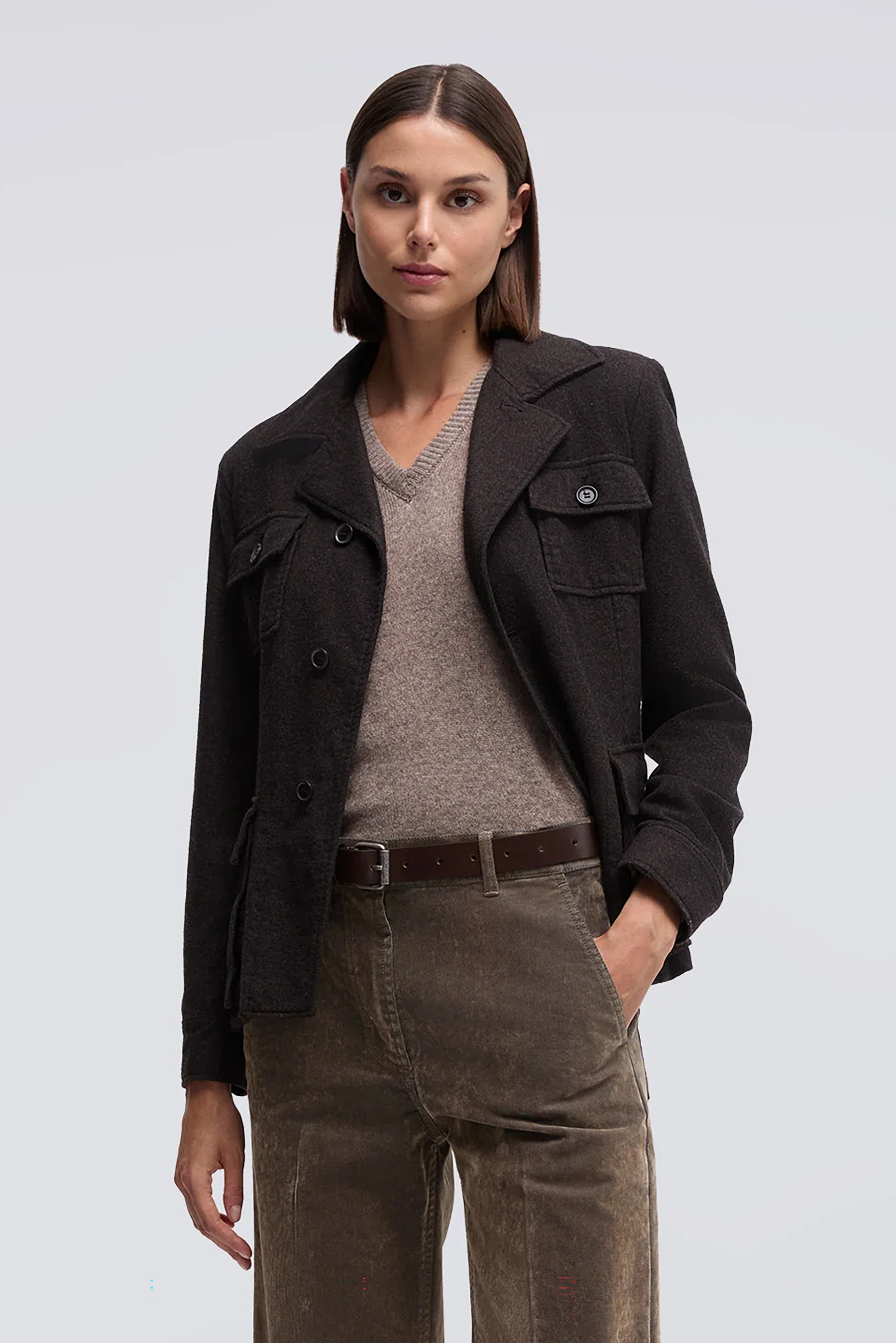 Blazer, Mantel, Jacke, Person