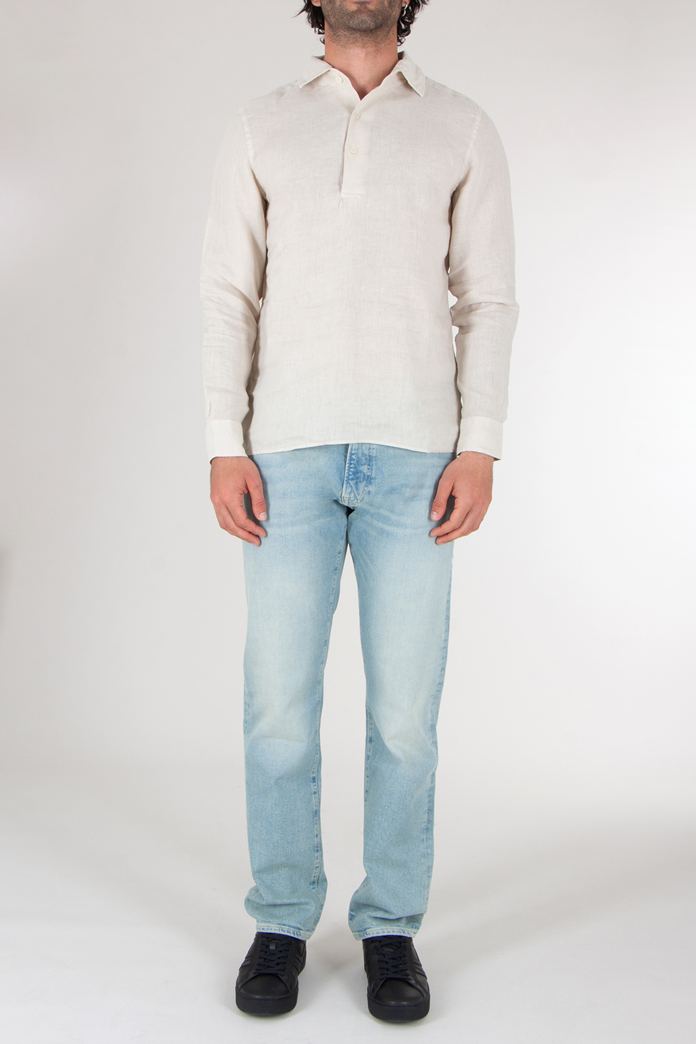 MC2 SAINT BARTH Casual Linen Shirt