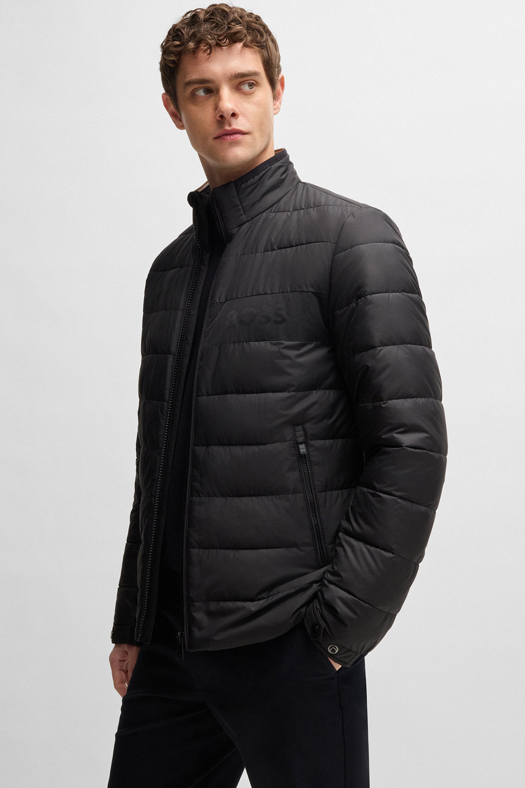 BOSS Regular Fit Recycled Polyester Jacket H-Cenitos BOSS Regular Fit Recycled Polyester Jacket H-Cenitos