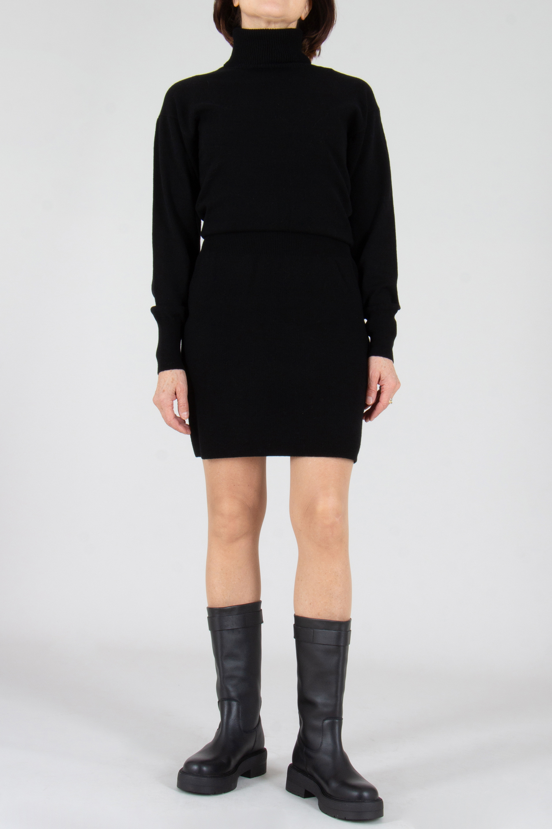 Langarm, Rock, Mantel, Person, Schuh