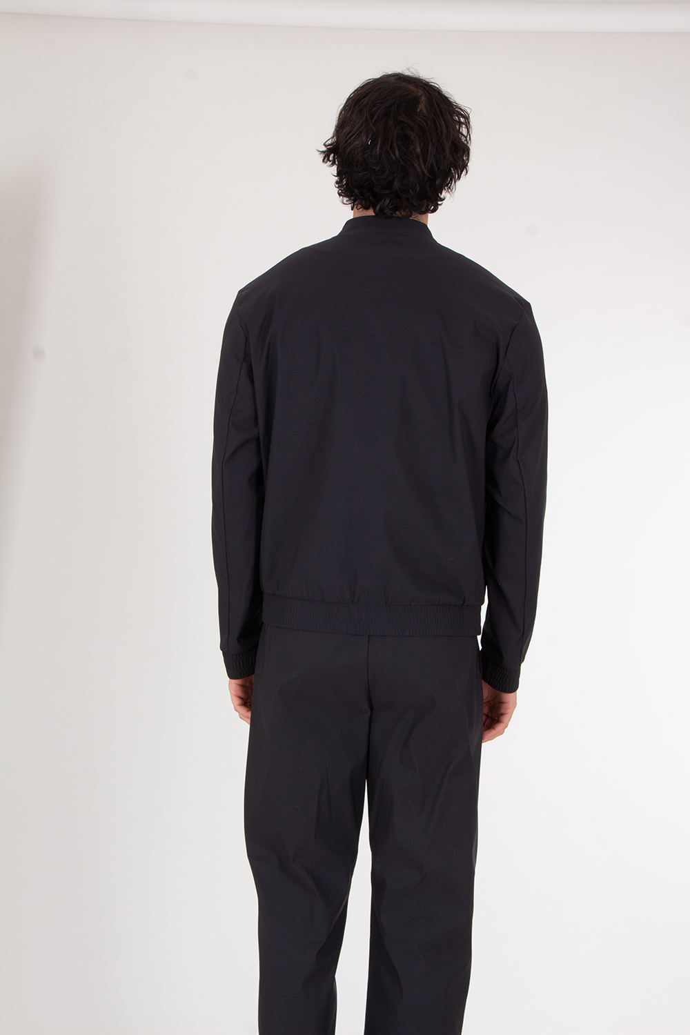 HUGO Regular Fit Stretch Cotton Bomber Jacket