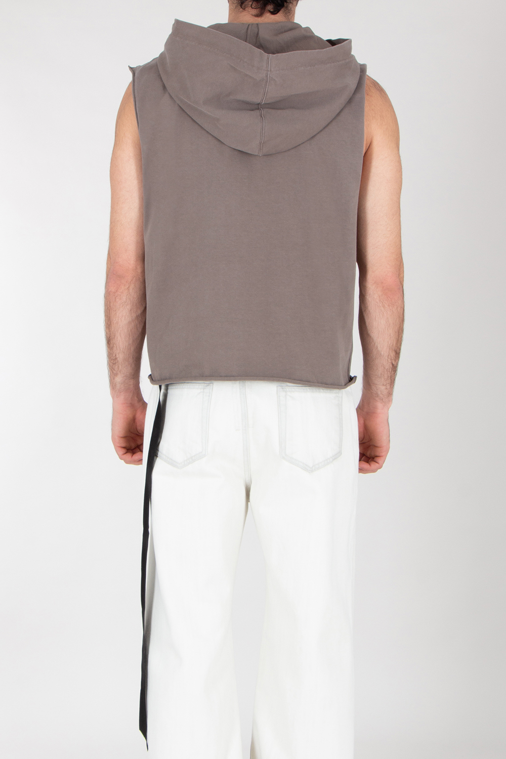 RICK OWENS DRKSHDW Relaxed Fit Sleeveless Hooded Tunic 