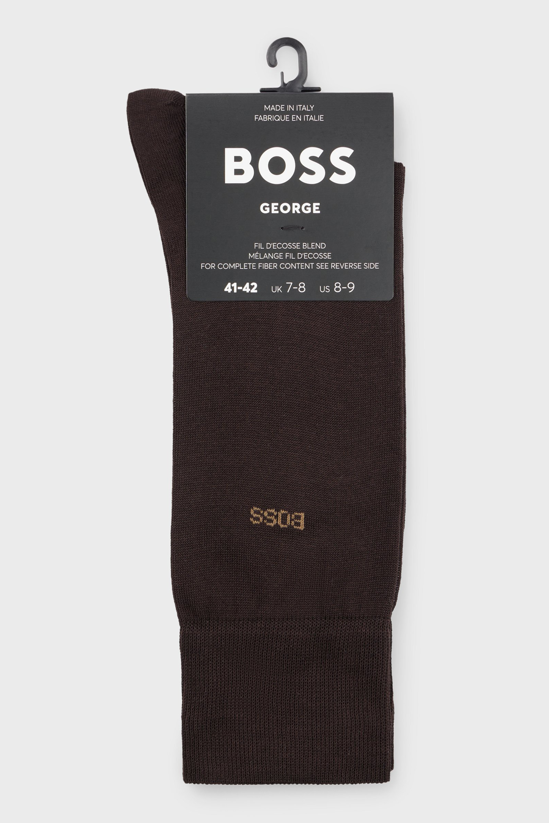 BOSS Regular-Length Mercerised Egyptian Cotton Socks George