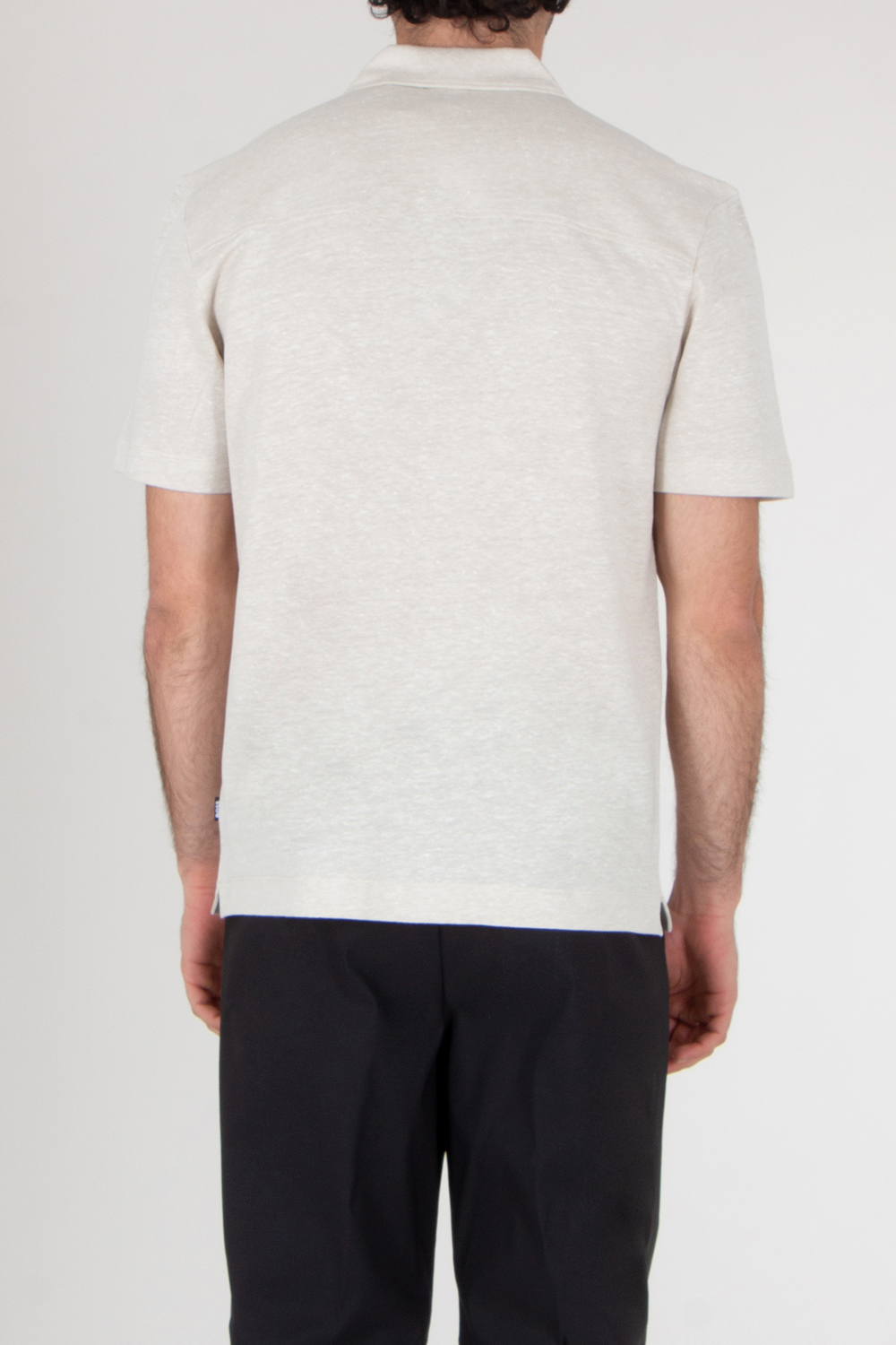 BOSS Linen Cotton Short Sleeve Shirt