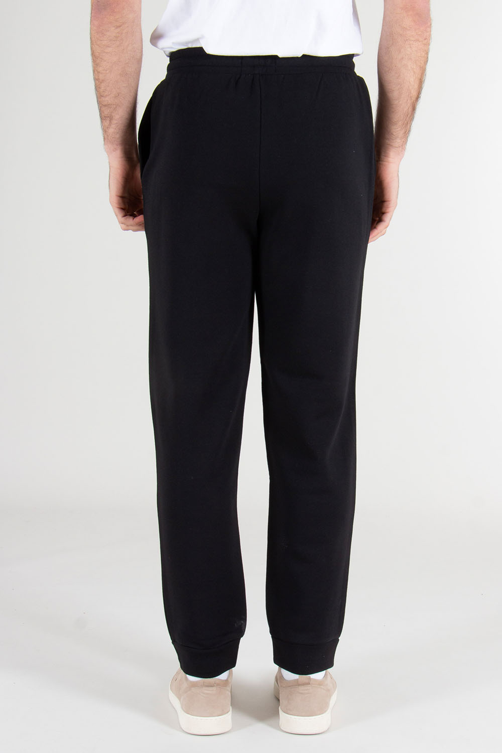 EMPORIO ARMANI Relaxed Fit Cotton-Modal French Terry Loungewear Sweatpants