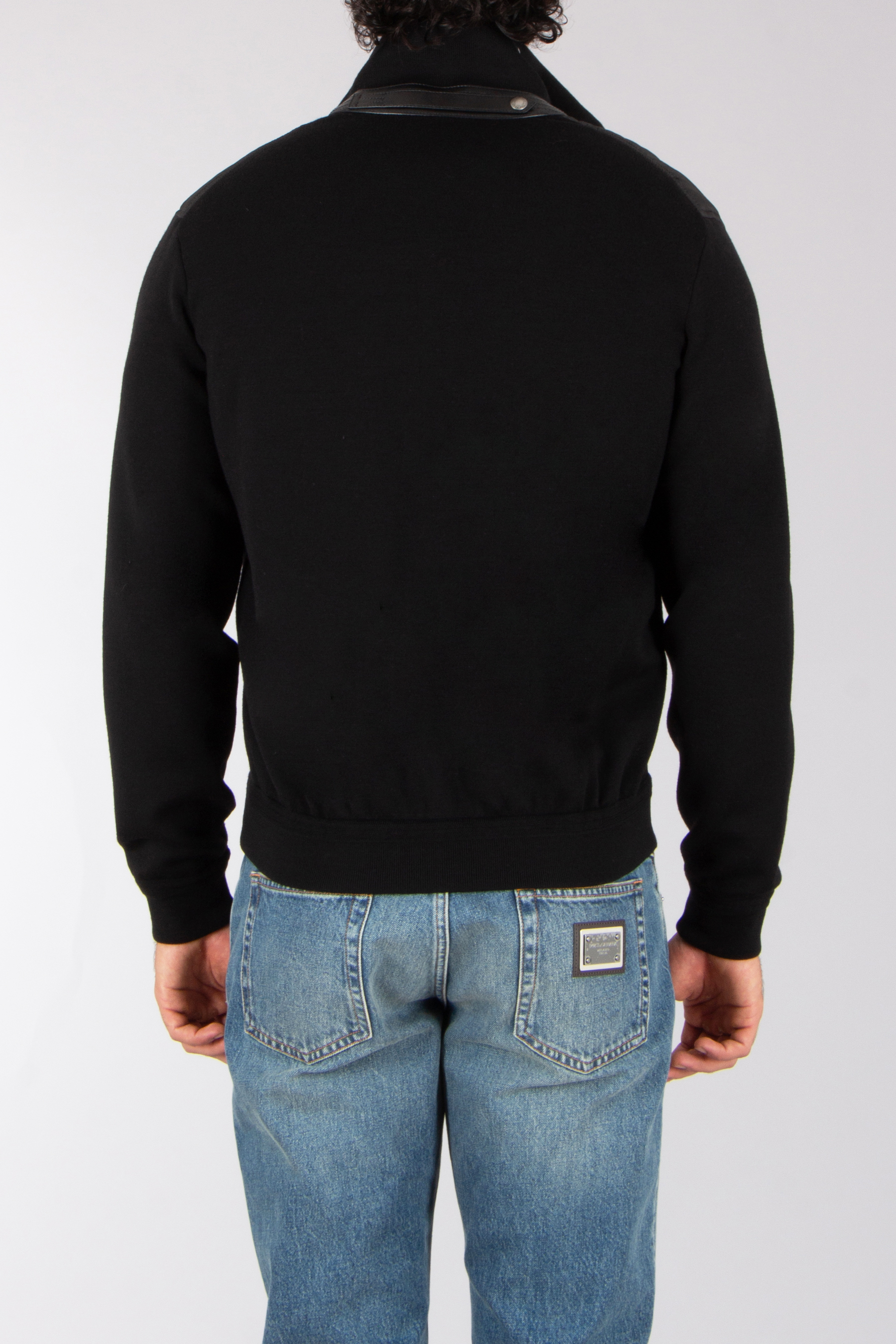 TOM FORD Regular Fit Padded Wool Blend Zip Cardigan Hosen, Langarm, Pullover, Sweatshirt, Kapuzenpulli