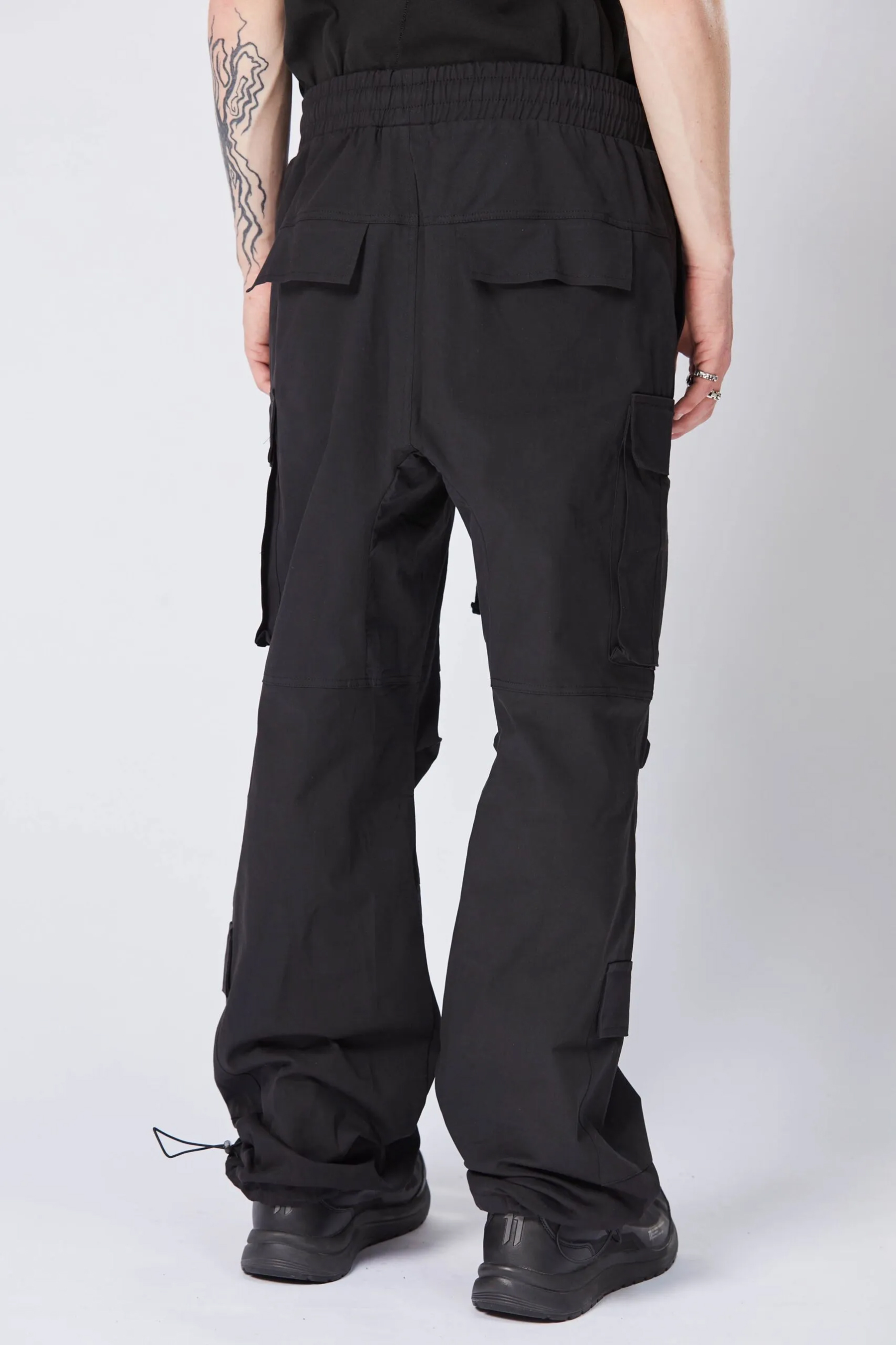 THOM KROM Drop Crotch Cotton Stretch Pants THOM KROM Drop Crotch Cotton Stretch Pants