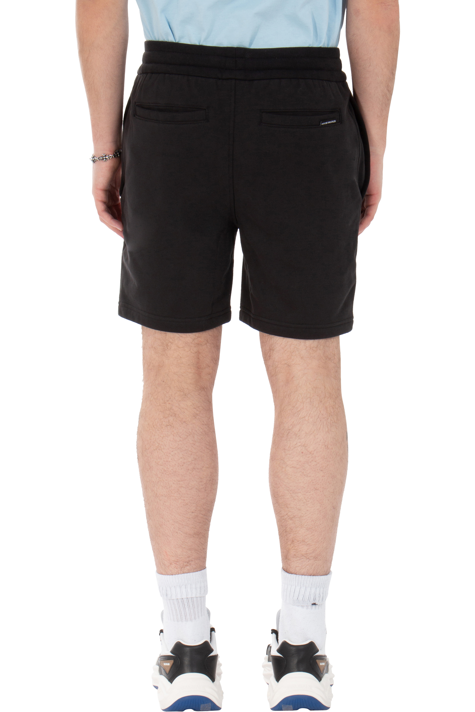 MOOSE KNUCKLES Cotton French Terry Shorts Clyde