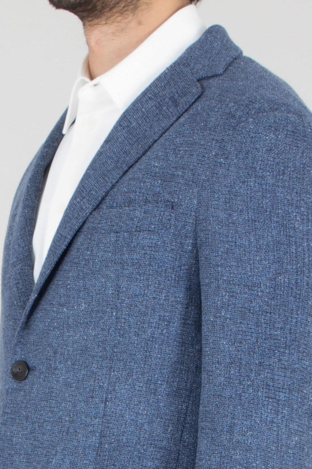 AGNONA Regular Fit Wool-Silk Blend Bouclé Jacket