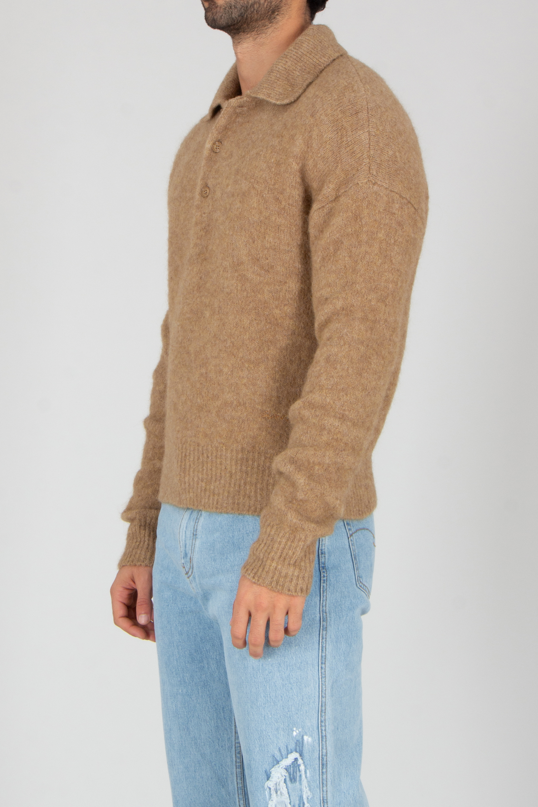 Bekleidung, Strickwaren, Pullover, Jeanshose, Hosen