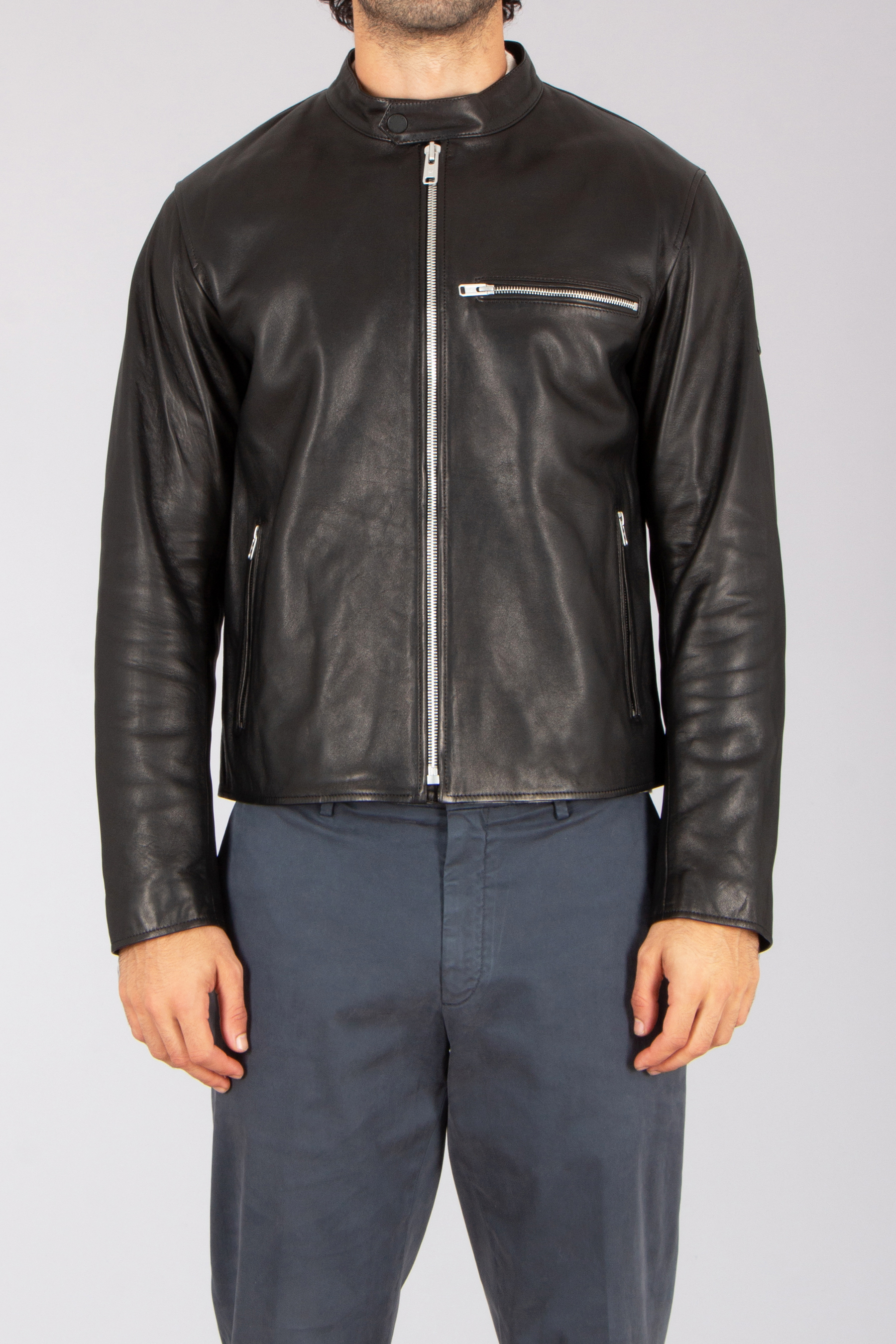 Bekleidung, Mantel, Jacke, Jacke aus Leder