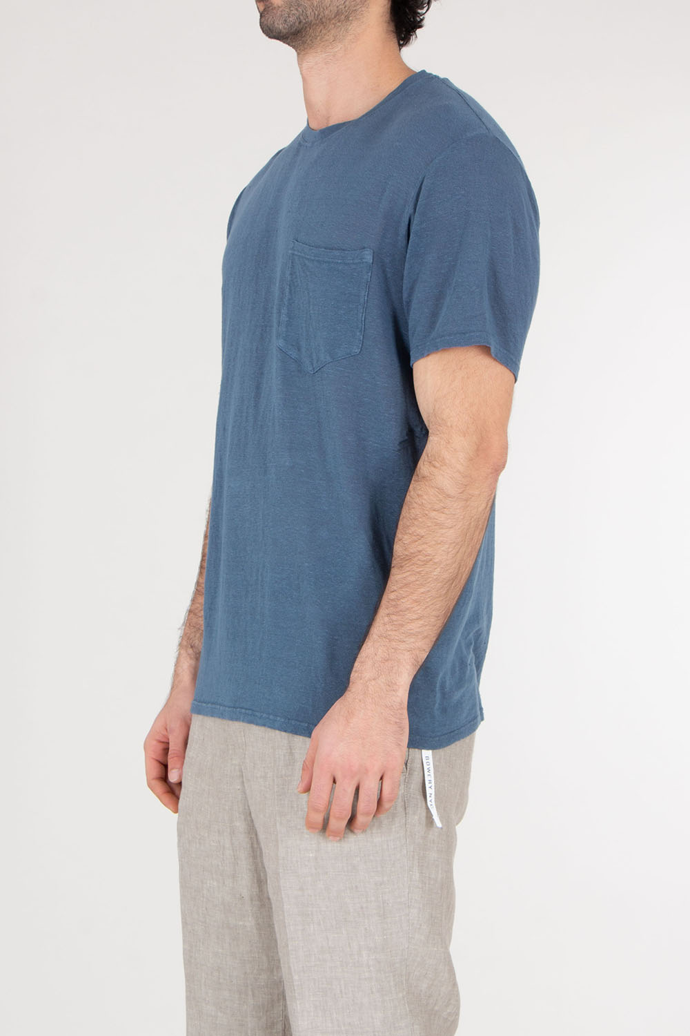 BOWERY NYC Regular Fit Linen Jersey T-Shirt Essential