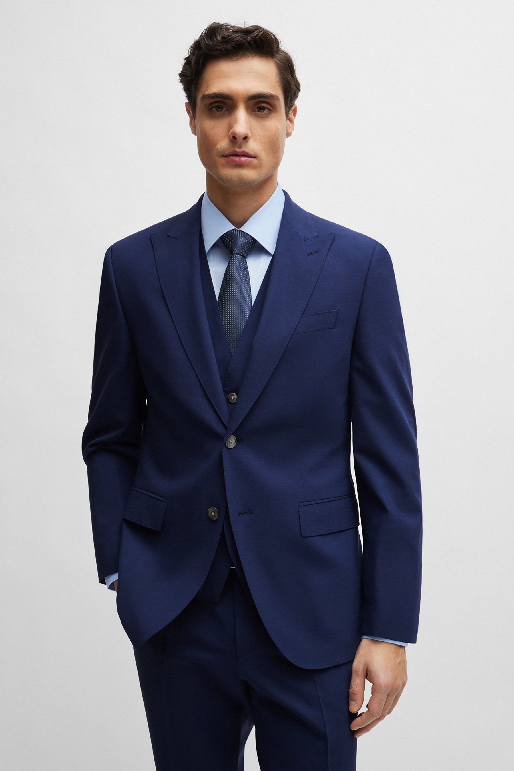 BOSS Regular Fit Virgin Wool Stretch Suit H-Jeckson BOSS Regular Fit Virgin Wool Stretch Suit H-Jeckson