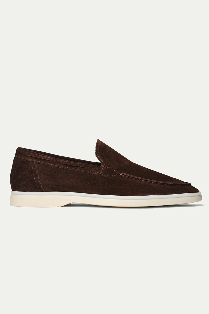 AURÉLIEN Yacht Loafers Chocolate