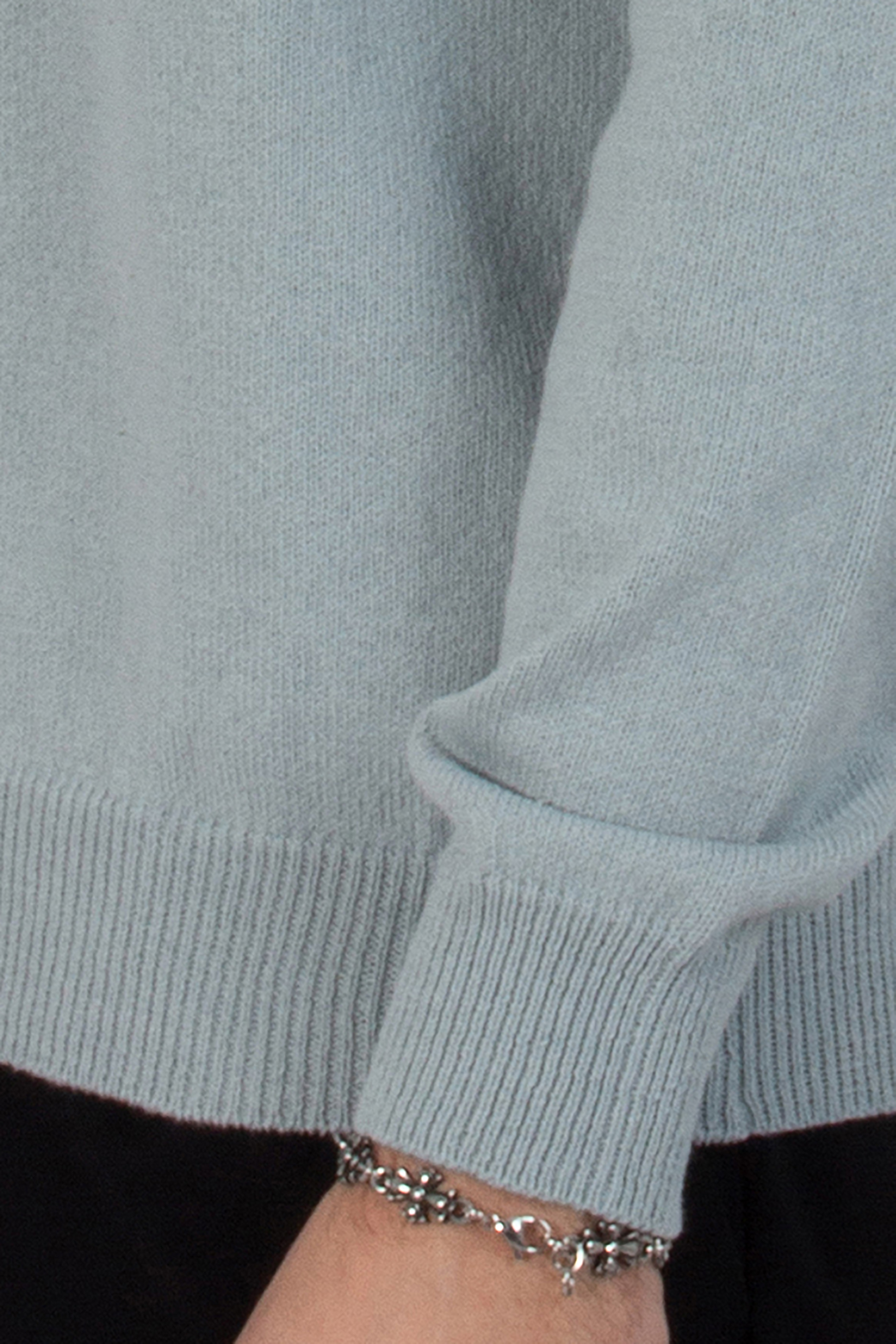 STONE ISLAND Organic Cotton Crew Neck Knit Sweater