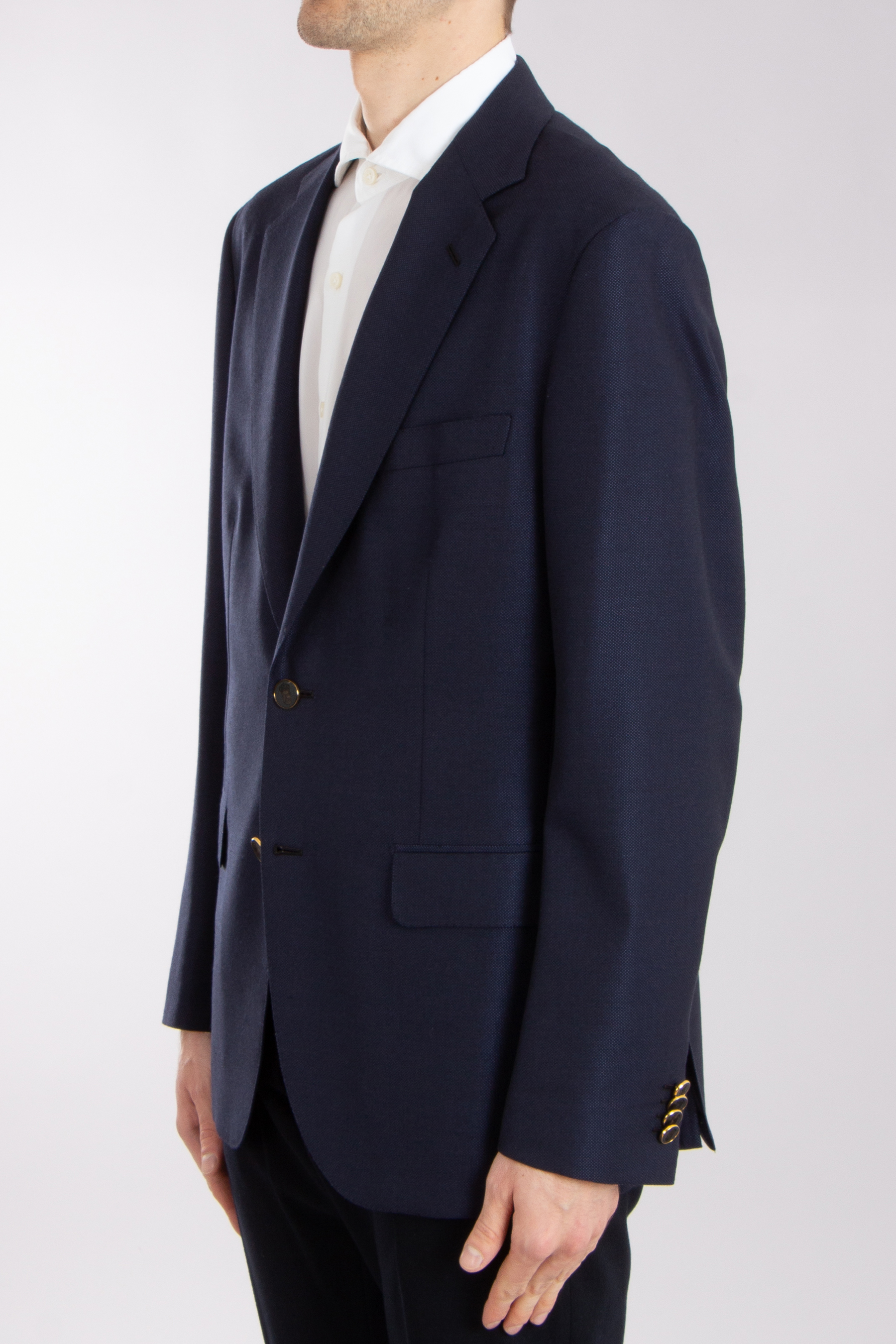 BRIONI Wool-Silk-Cashmere Blend Blazer New Plume BRIONI Wool-Silk-Cashmere Blend Blazer New Plume