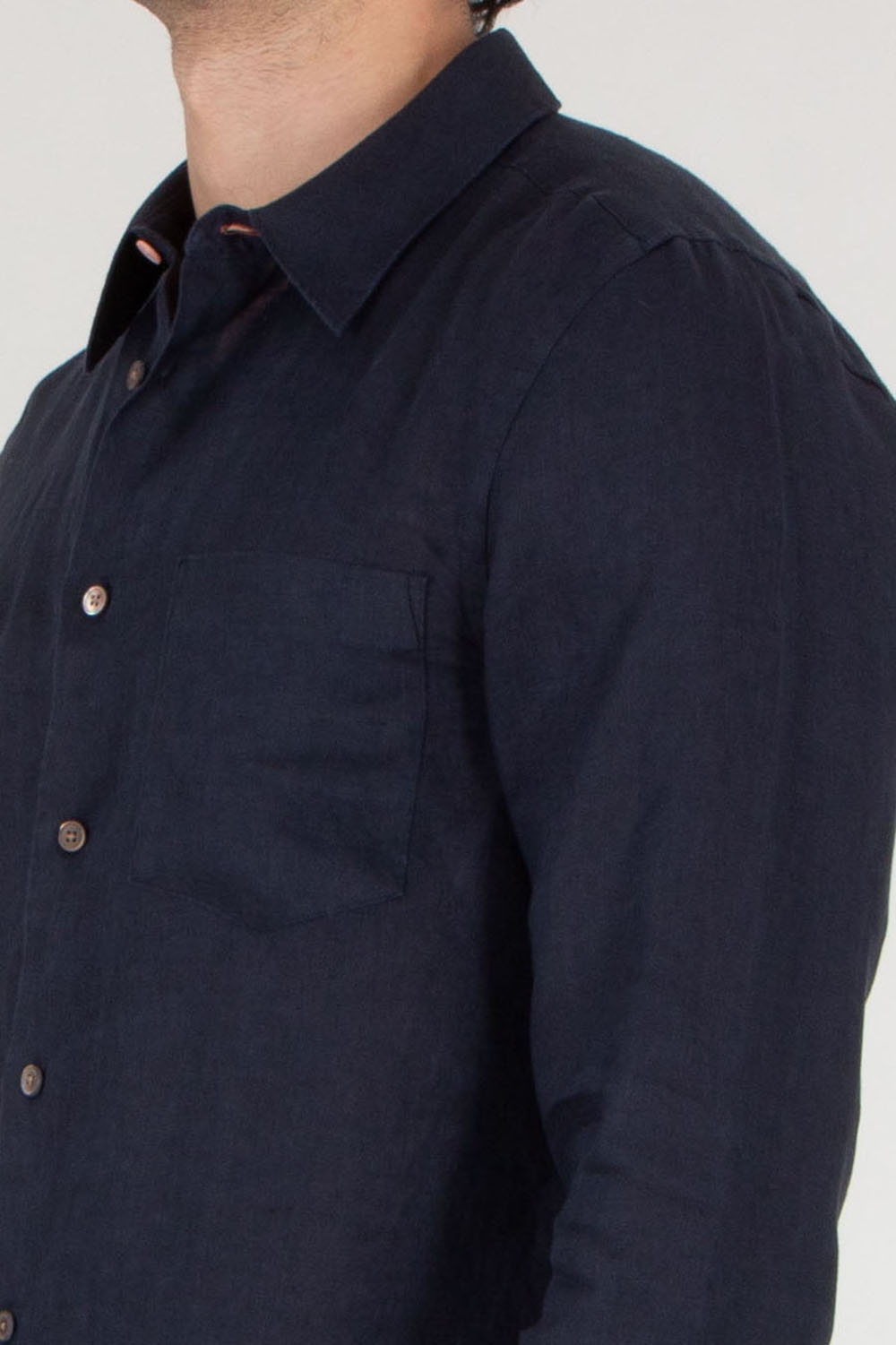 PAUL SMITH Regular Fit Linen Shirt 