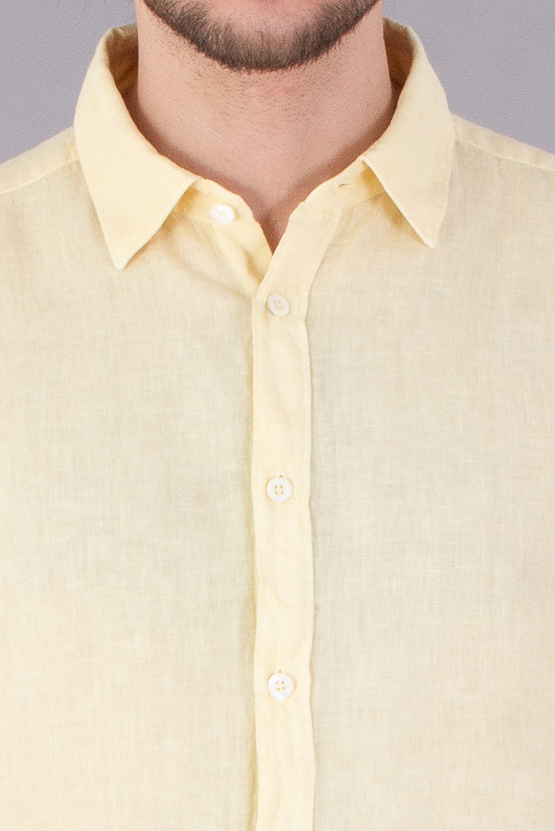 CANALI Regular Fit Linen Shirt CANALI Regular Fit Linen Shirt