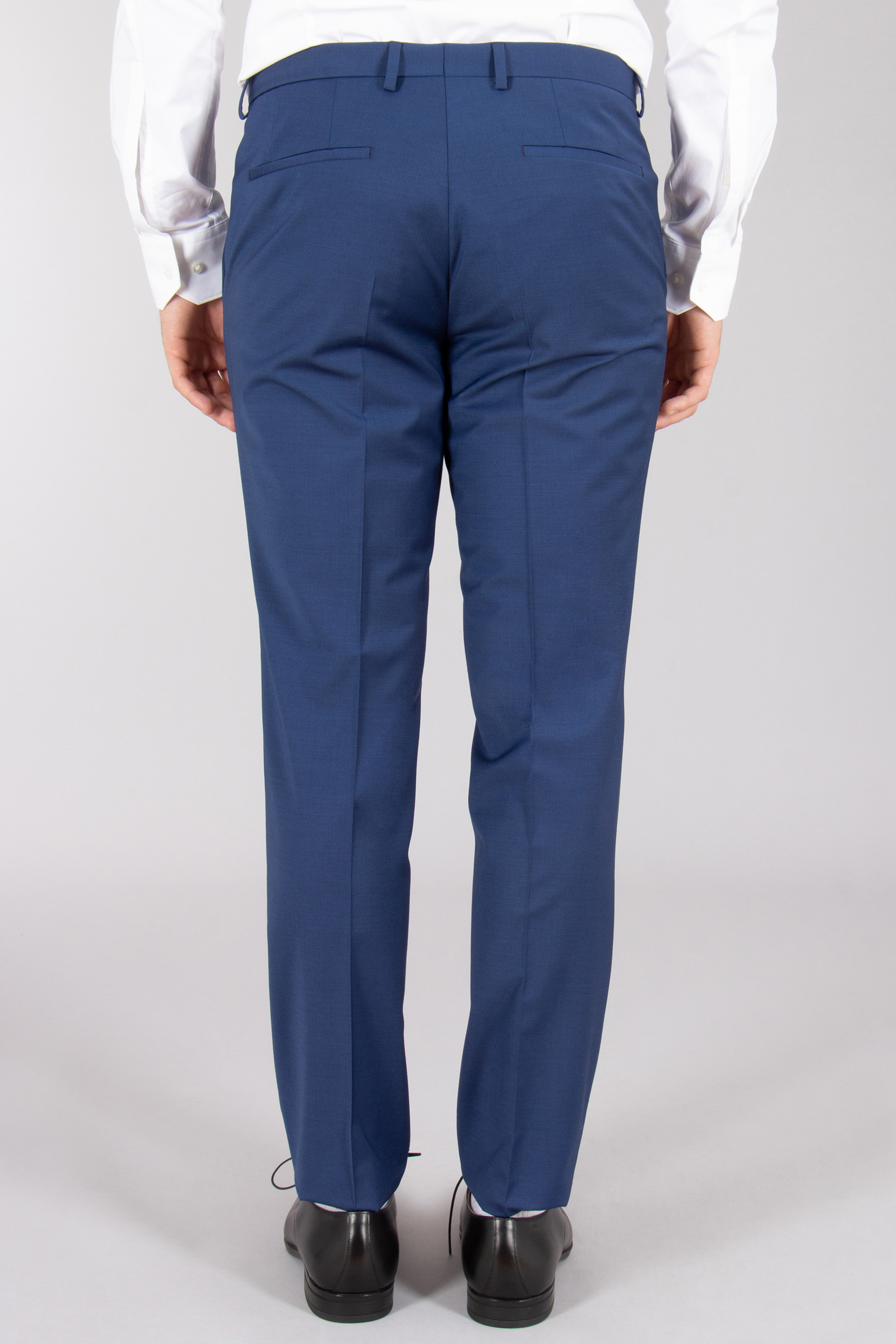 HUGO Extra Slim Fit Stretch Virgin Wool Blend Pants Hesten Bekleidung, Hosen, Jeans