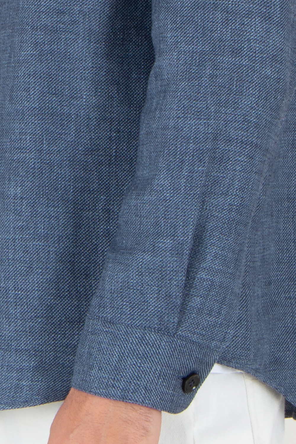 ZEGNA Regular Fit Cashmere Linen and Silk Overshirt