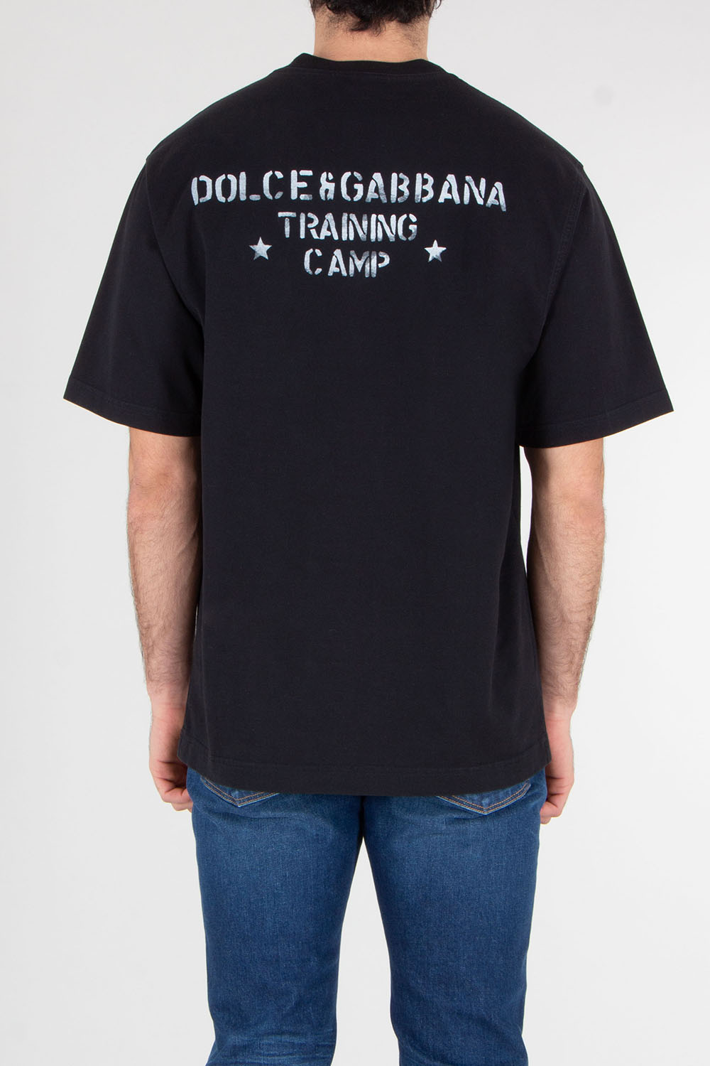 DOLCE & GABBANA Relaxed Fit Printed Cotton Jersey T-Shirt