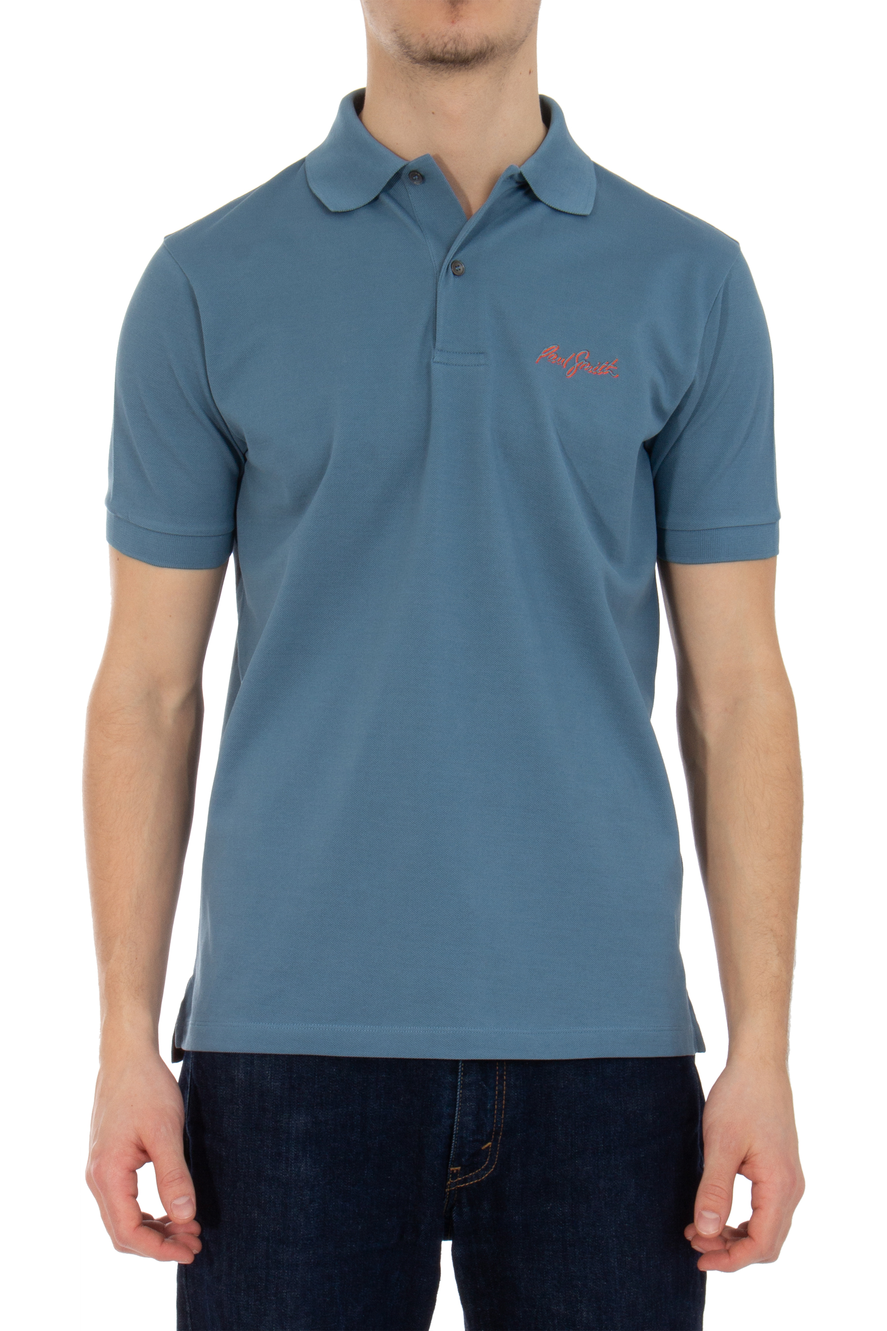 PAUL SMITH Embroidered Cotton Piqué Polo Shirt